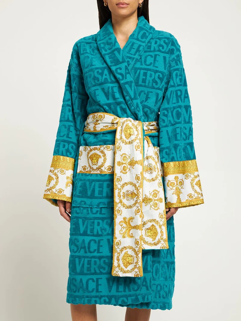 BAROCCO & ROBE COTTON BATHROBE - 4