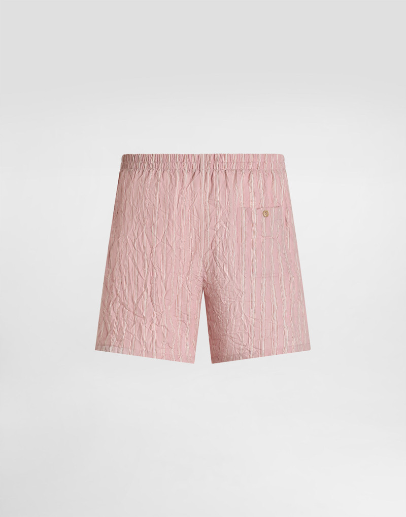 Dolce & Gabbana Boxer shorts in crinkled striped fabric outlook