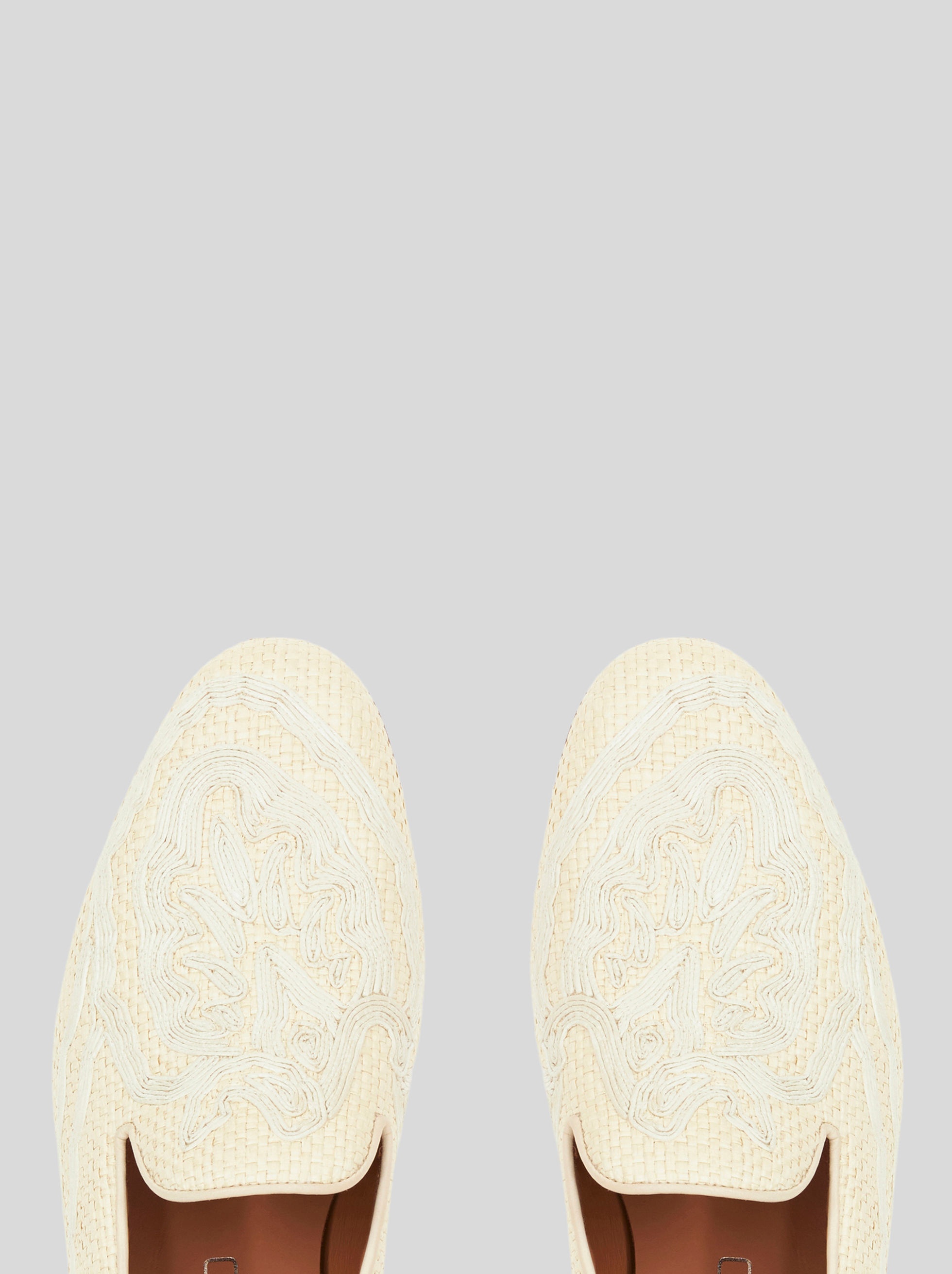 SLIP-ON WITH RAFFIA EMBROIDERY - 2