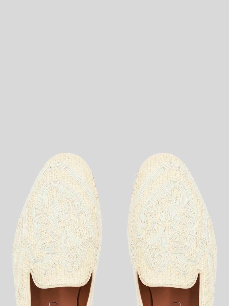 Etro SLIP-ON WITH RAFFIA EMBROIDERY outlook