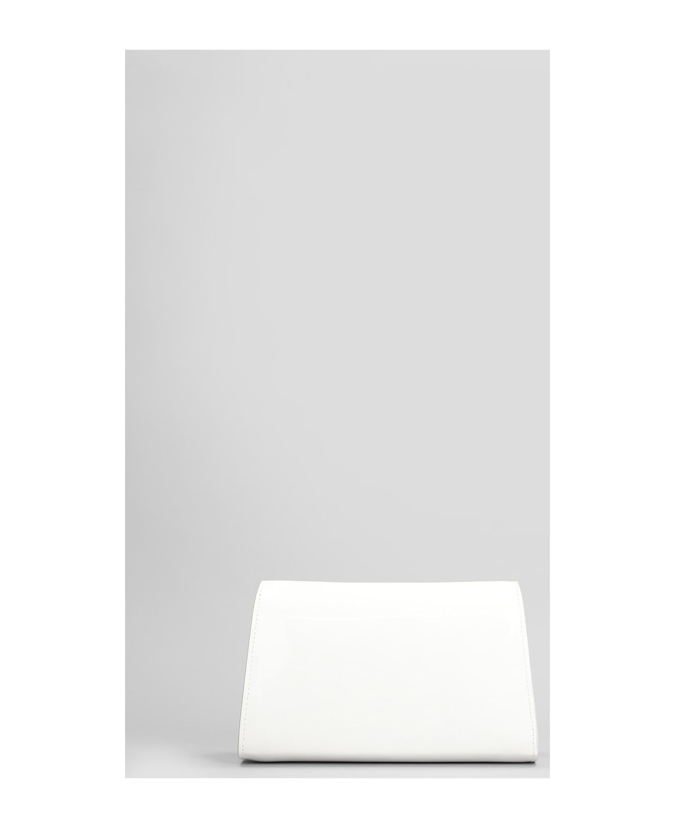 Cleopatra Clutch In White Patent Leather - 3