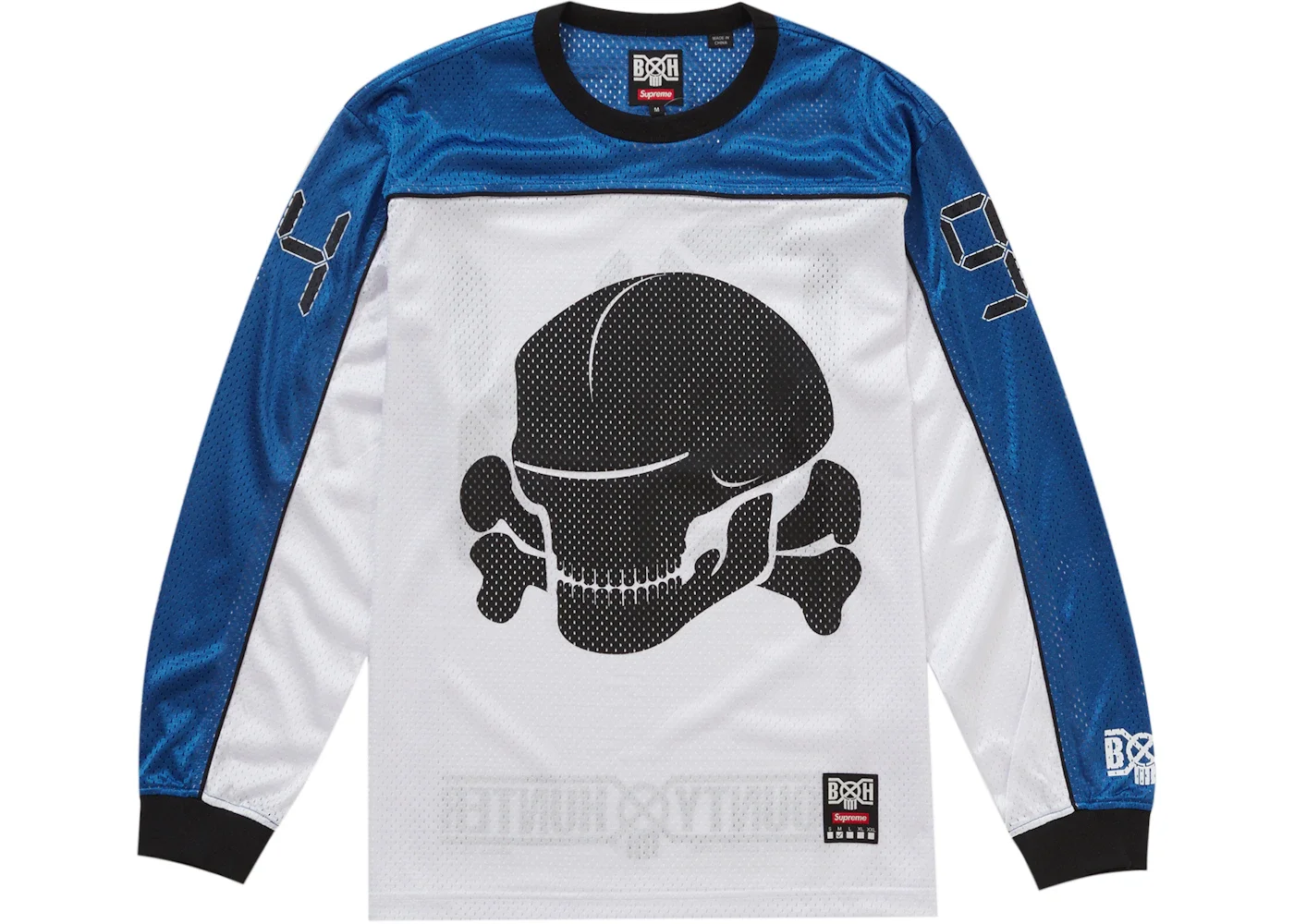 Supreme Bounty Hunter Mesh Moto Jersey White - 1