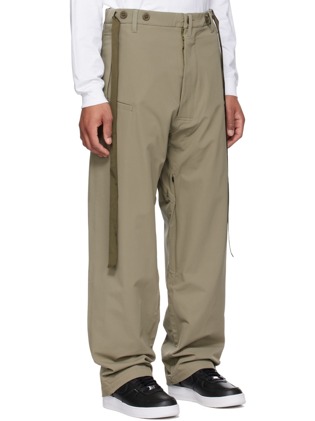 Khaki Dryskin Trousers - 2