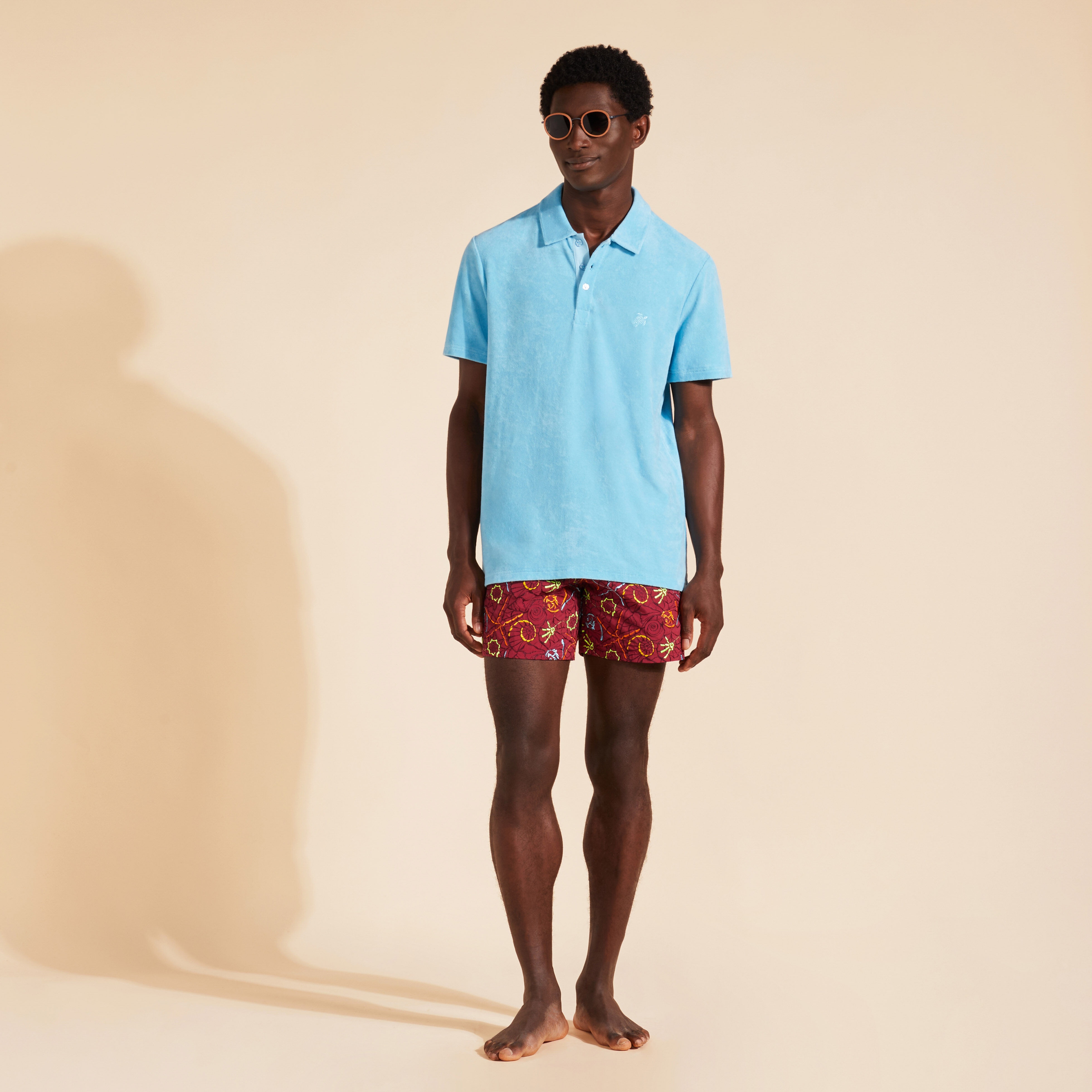 Men Terry Polo Solid - 5