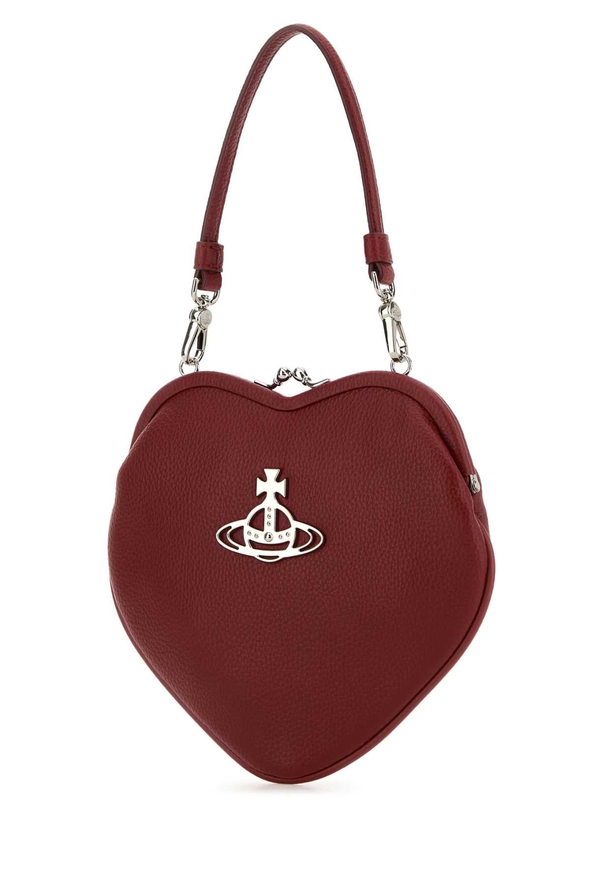 Vivienne Westwood Women Red Synthetic Leather Belle Heart Handbag - 2