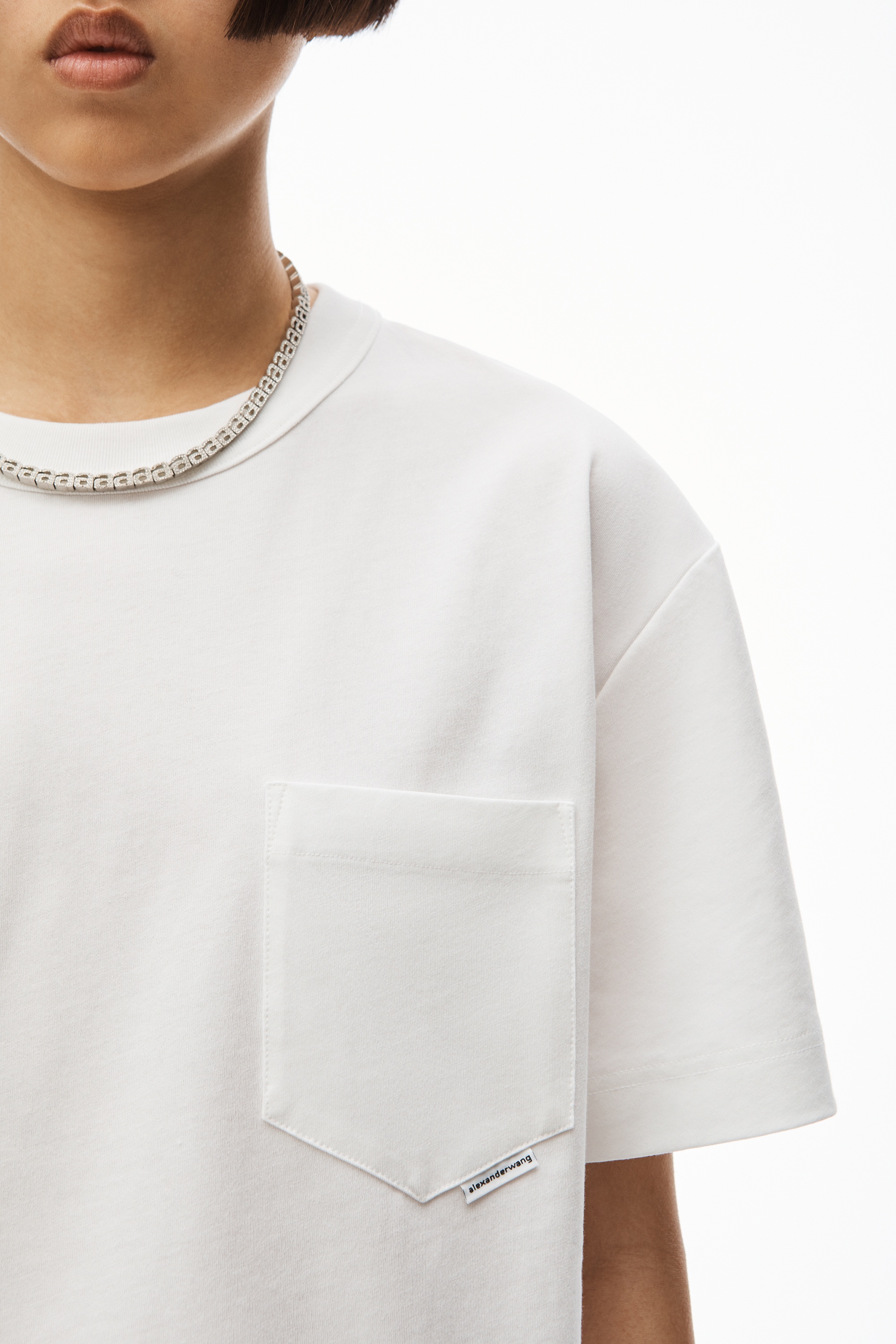 POCKET TEE iN HIGH TWIST JERSEY - 5