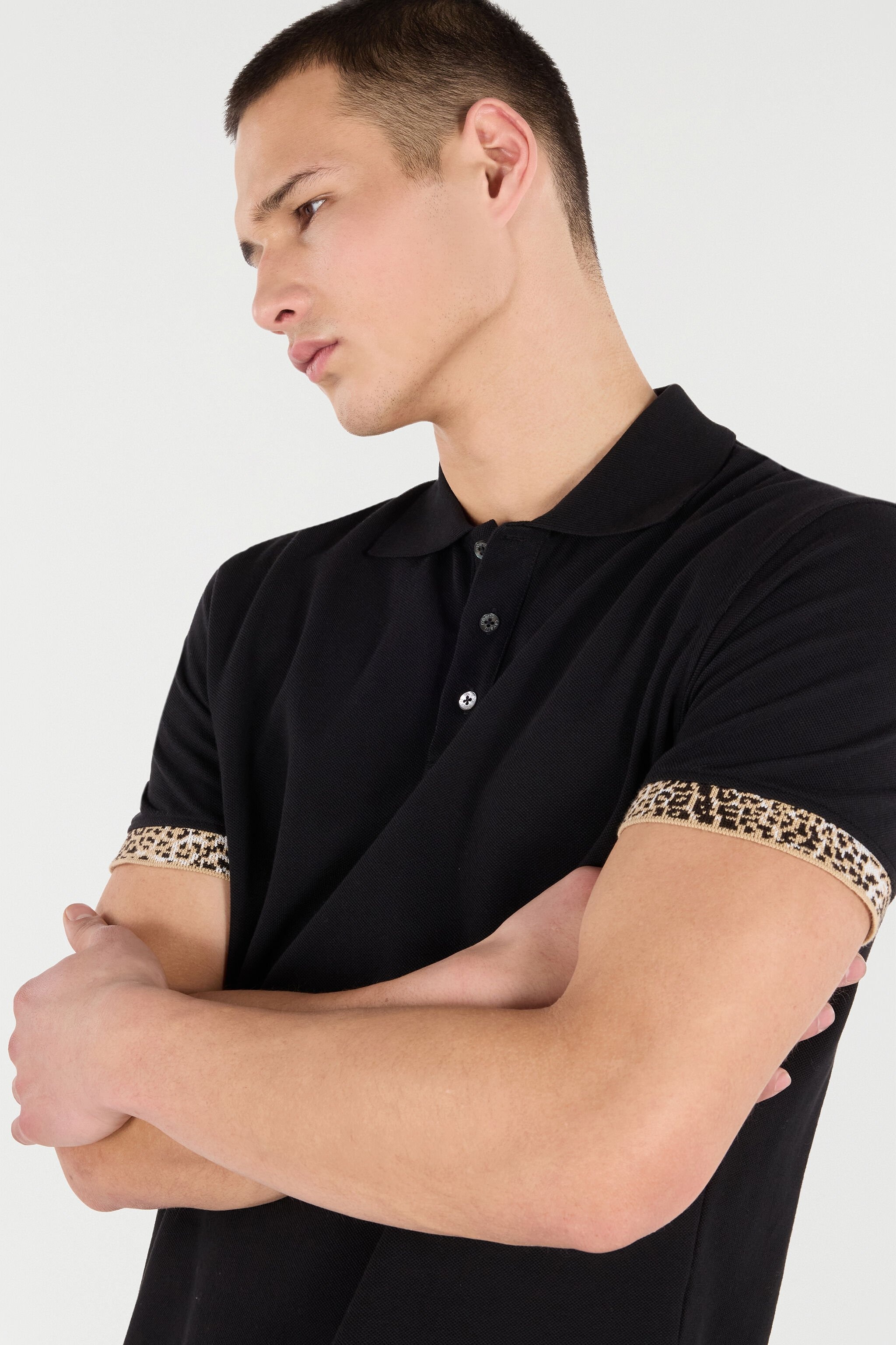 Polo With Jaguar Skin Details - 6