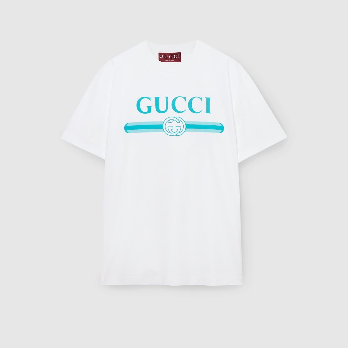 Tシャツ・カットソー GUCCI Embroidered Cotton Sweater Embroidered cotton jersey T-shirt in dark green | GUCCI® NL