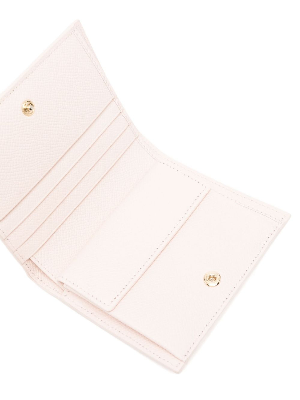 logo-plaque leather wallet - 3