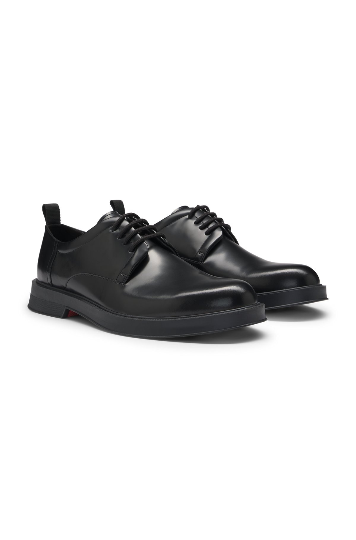 DERBY SHOES IN BRUSH-OFF LEATHER - 2