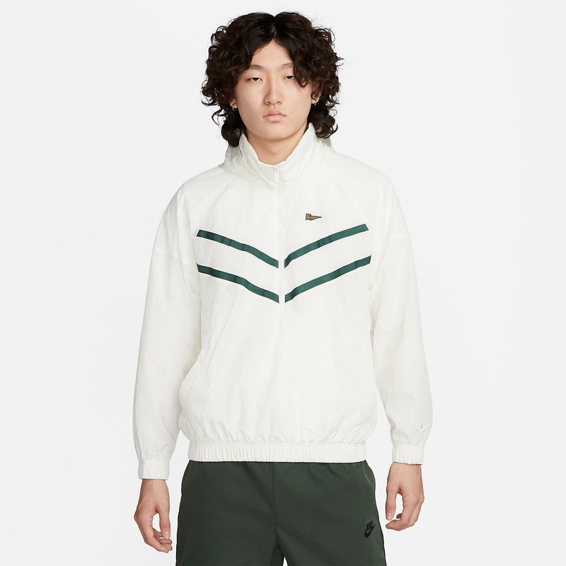 Nike Nike Sportswear Wind Runner 1/2 Half Zip Top 'Sail Noble Green' FD0903-133 outlook