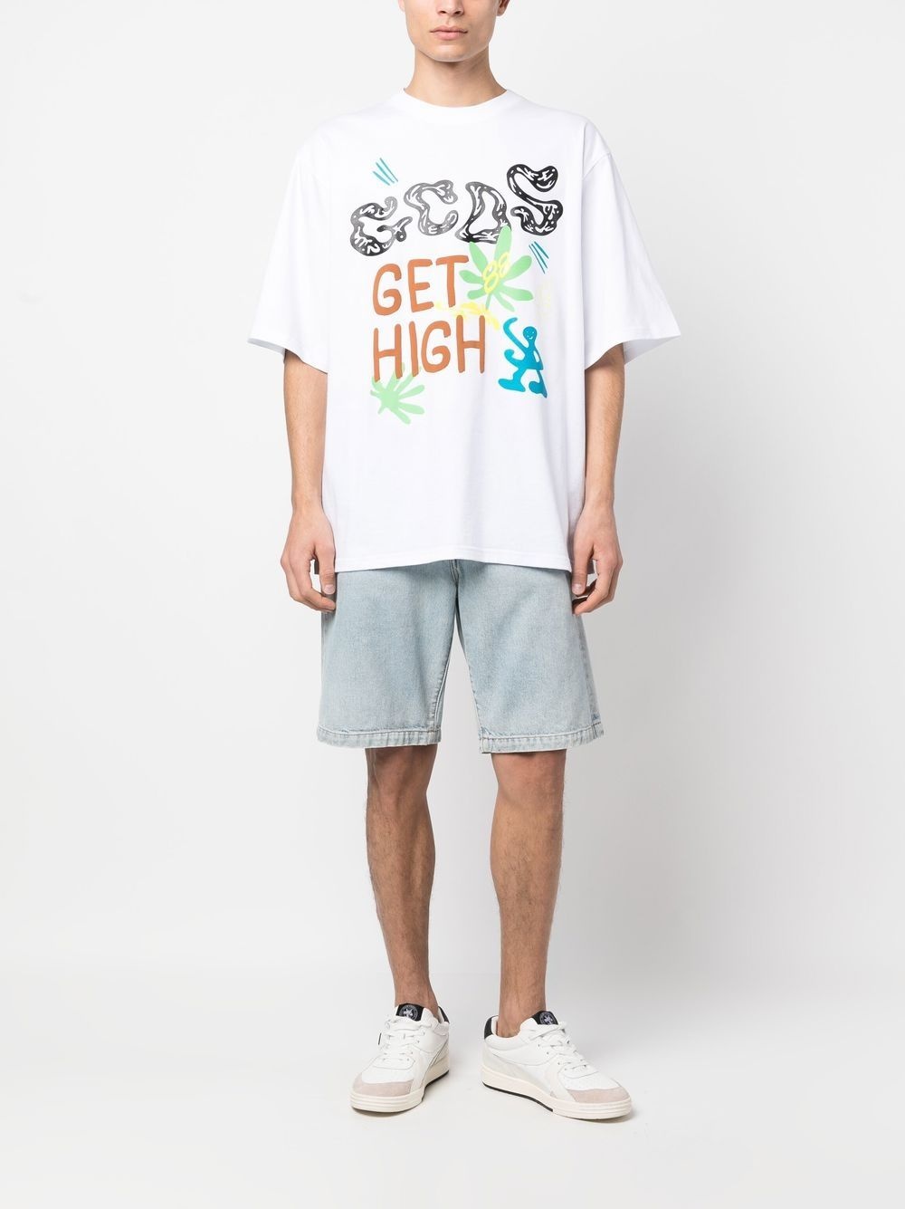 logo-print short-sleeve T-shirt - 2
