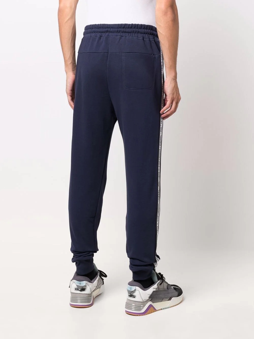 drawstring track pants - 4