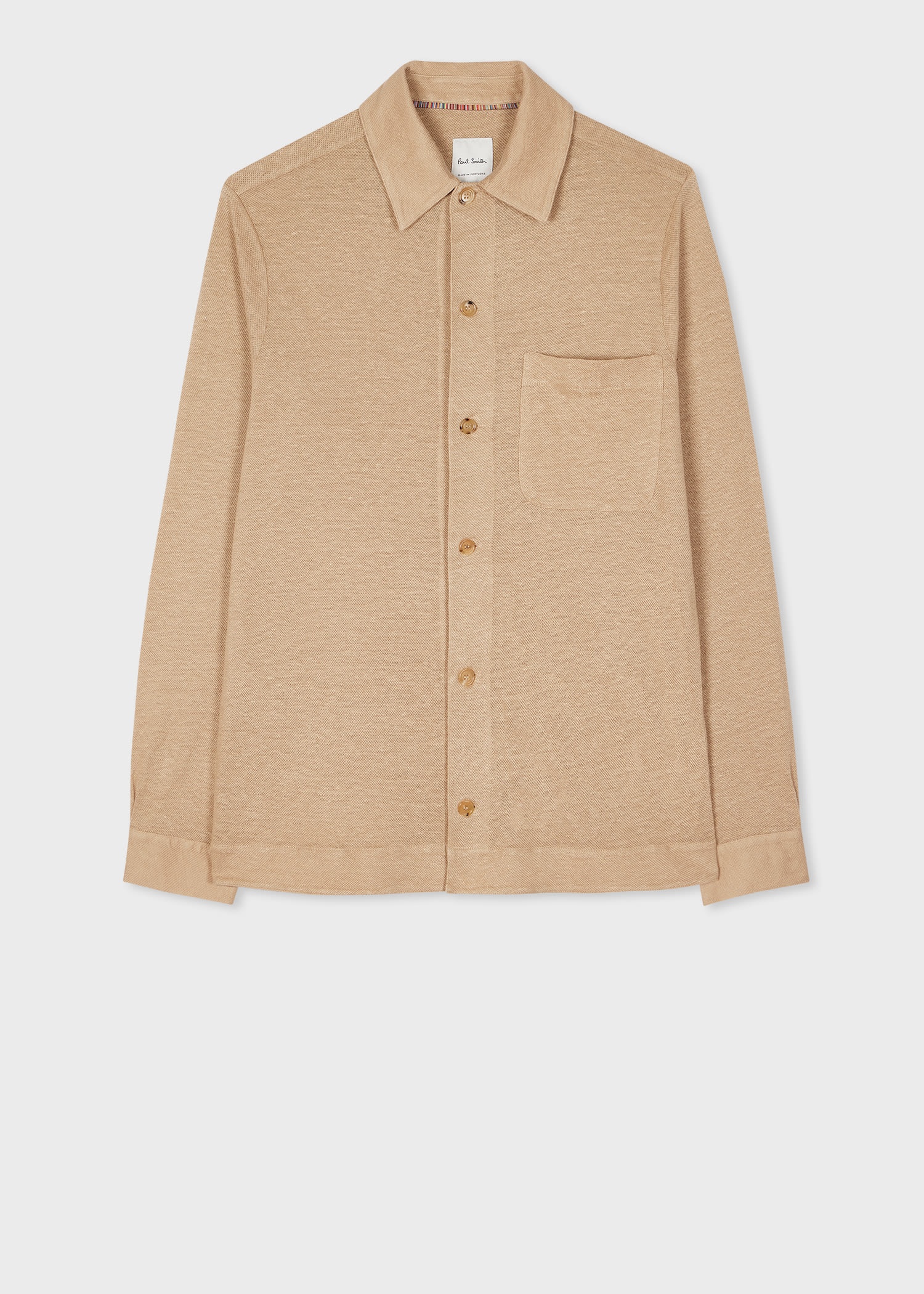 Linen Piqué Overshirt - 1