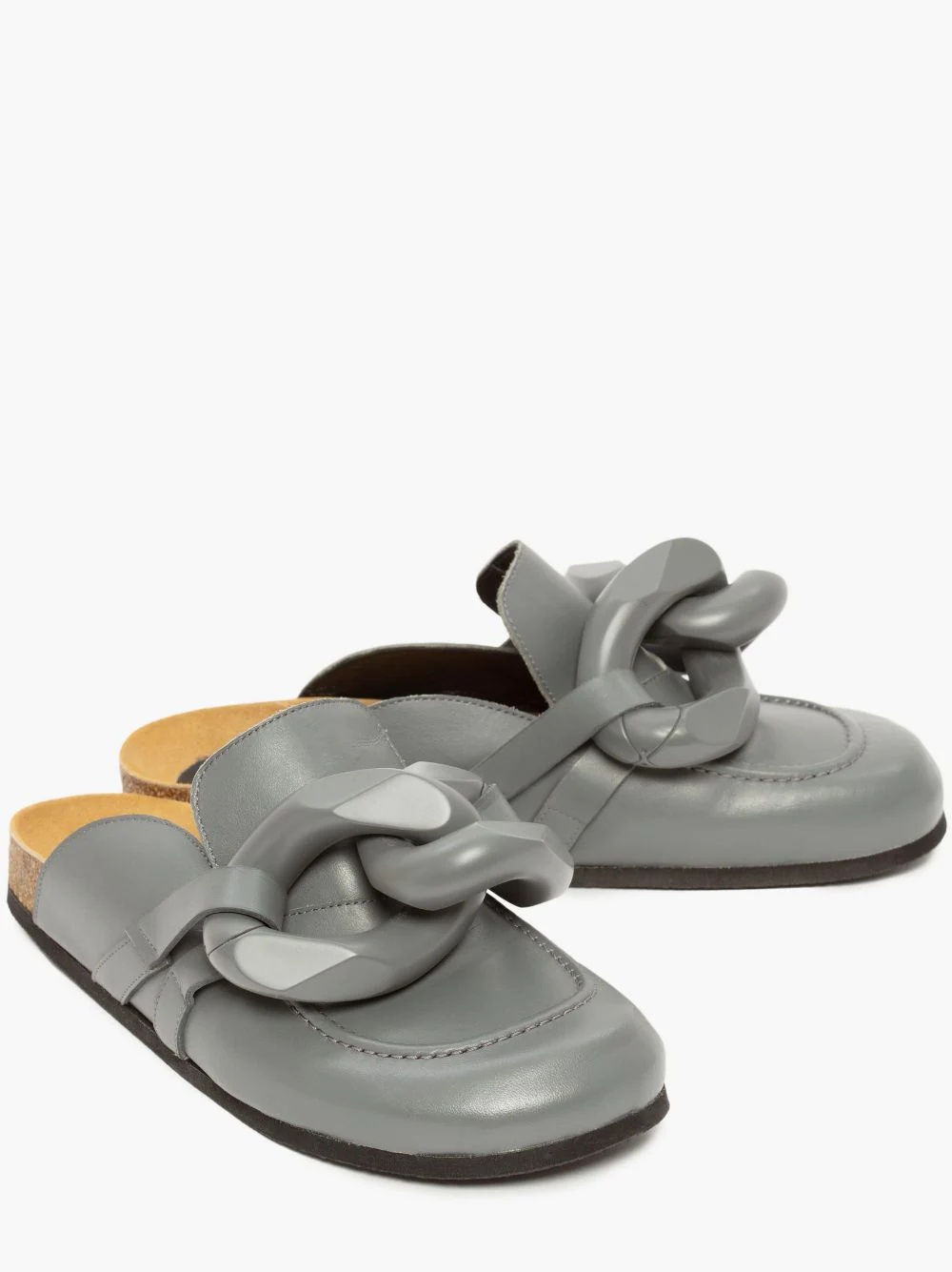 WOMEN’S CHAIN LOAFER MULES - 5