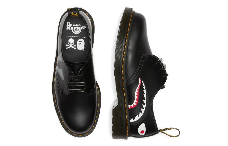 Dr. Martens BAPE x Mastermind Japan x 1461 'Skull' 27044001 - 5