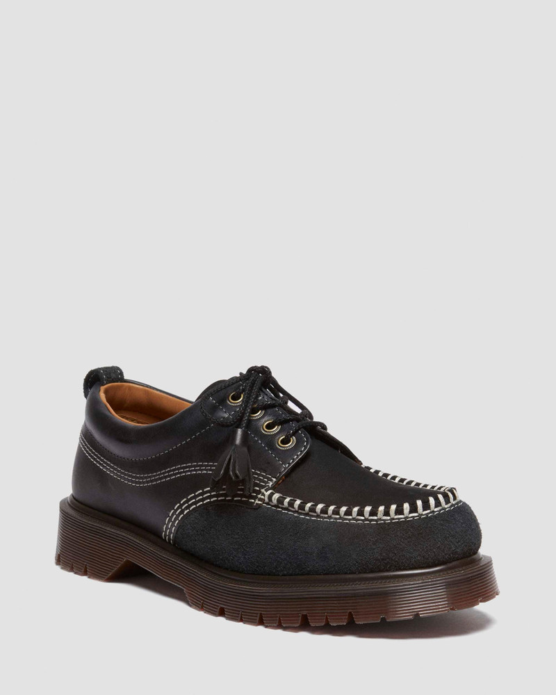 Lowell mixed material moc toe shoes 5