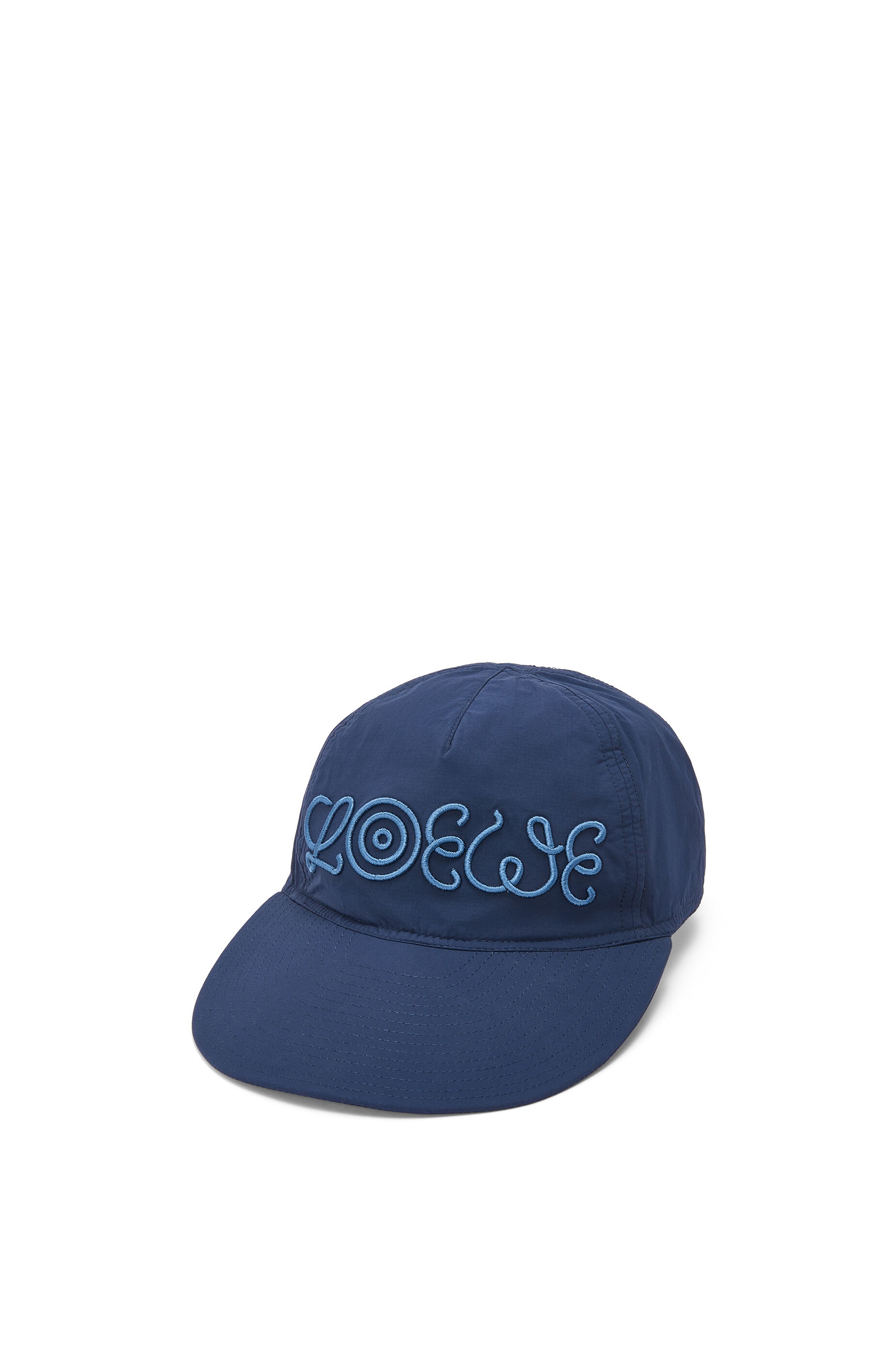 Long visor cap in recycled nylon - 1