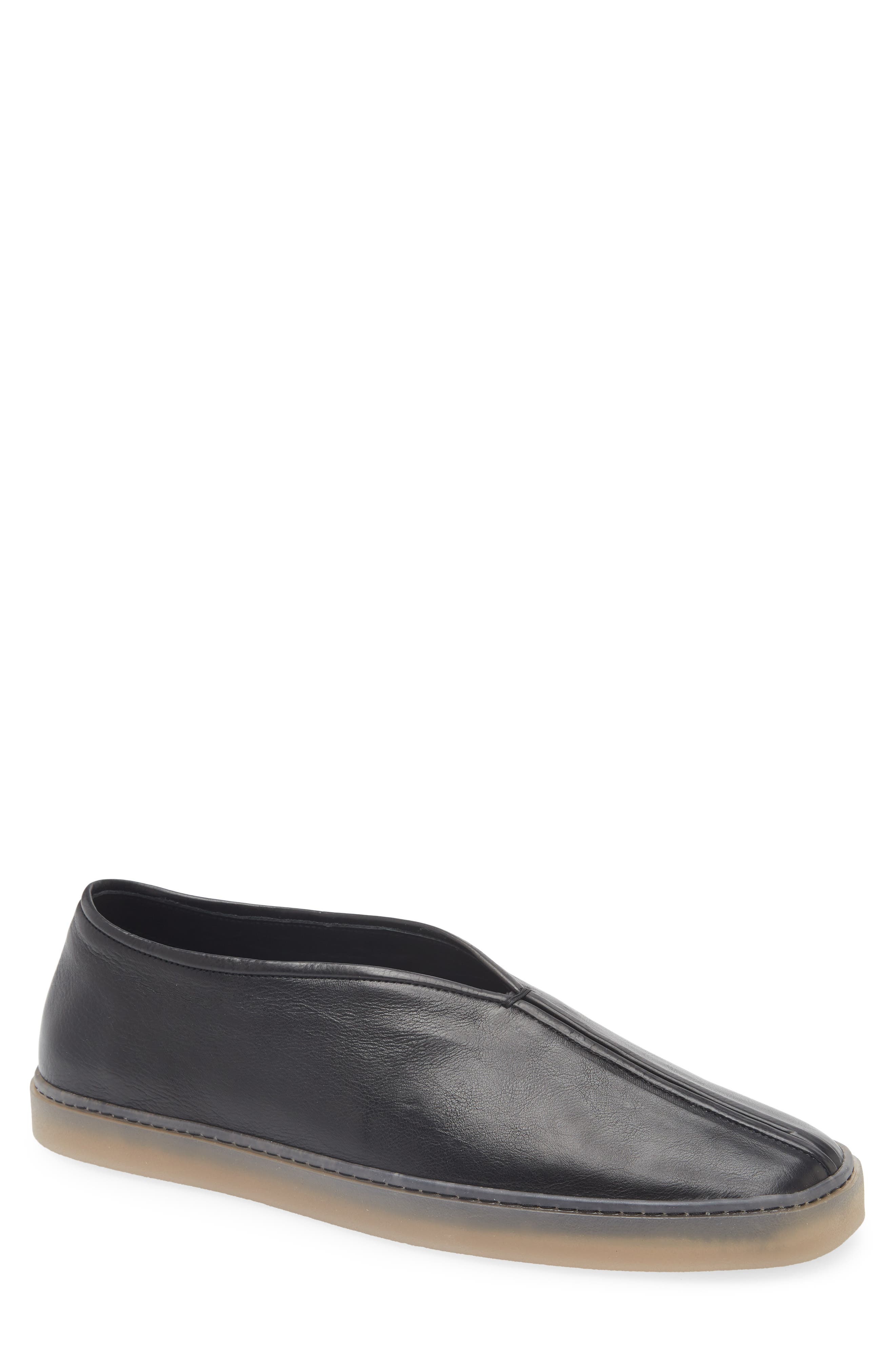 Lemaire Linoleum Piped Sneaker in Black Bk999 at Nordstrom - 1