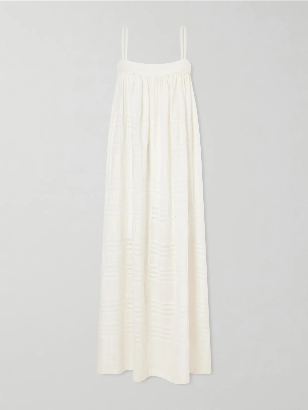 Eda Striped Cotton-gauze Midi Dress - 1