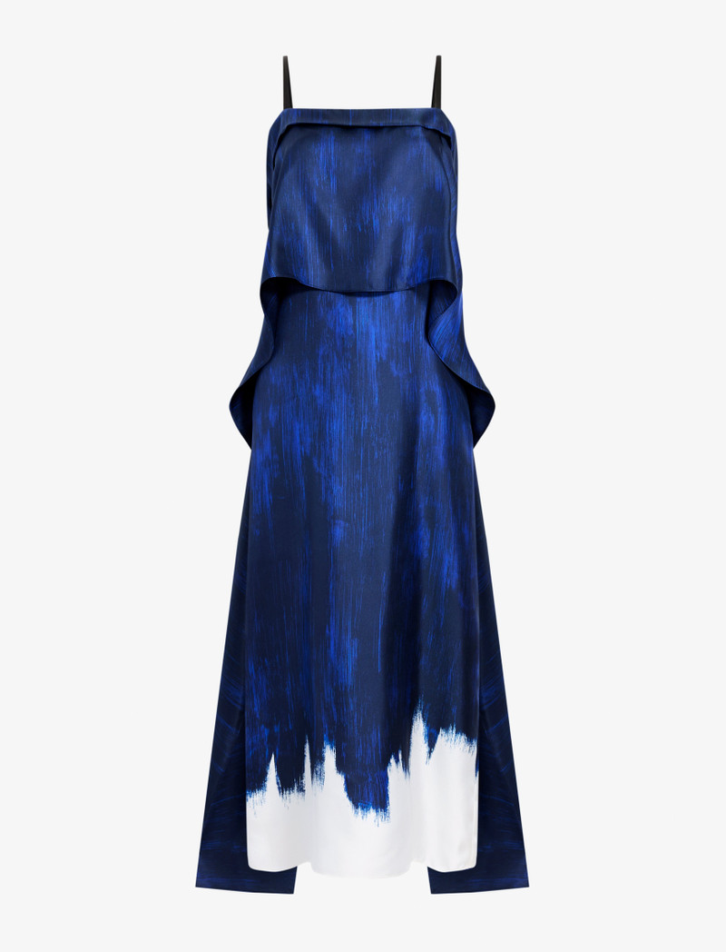 Wilma Dress in Double Printed Silk Twill 1