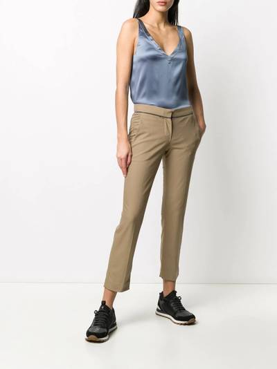 Brunello Cucinelli metallic sleeveless blouse outlook