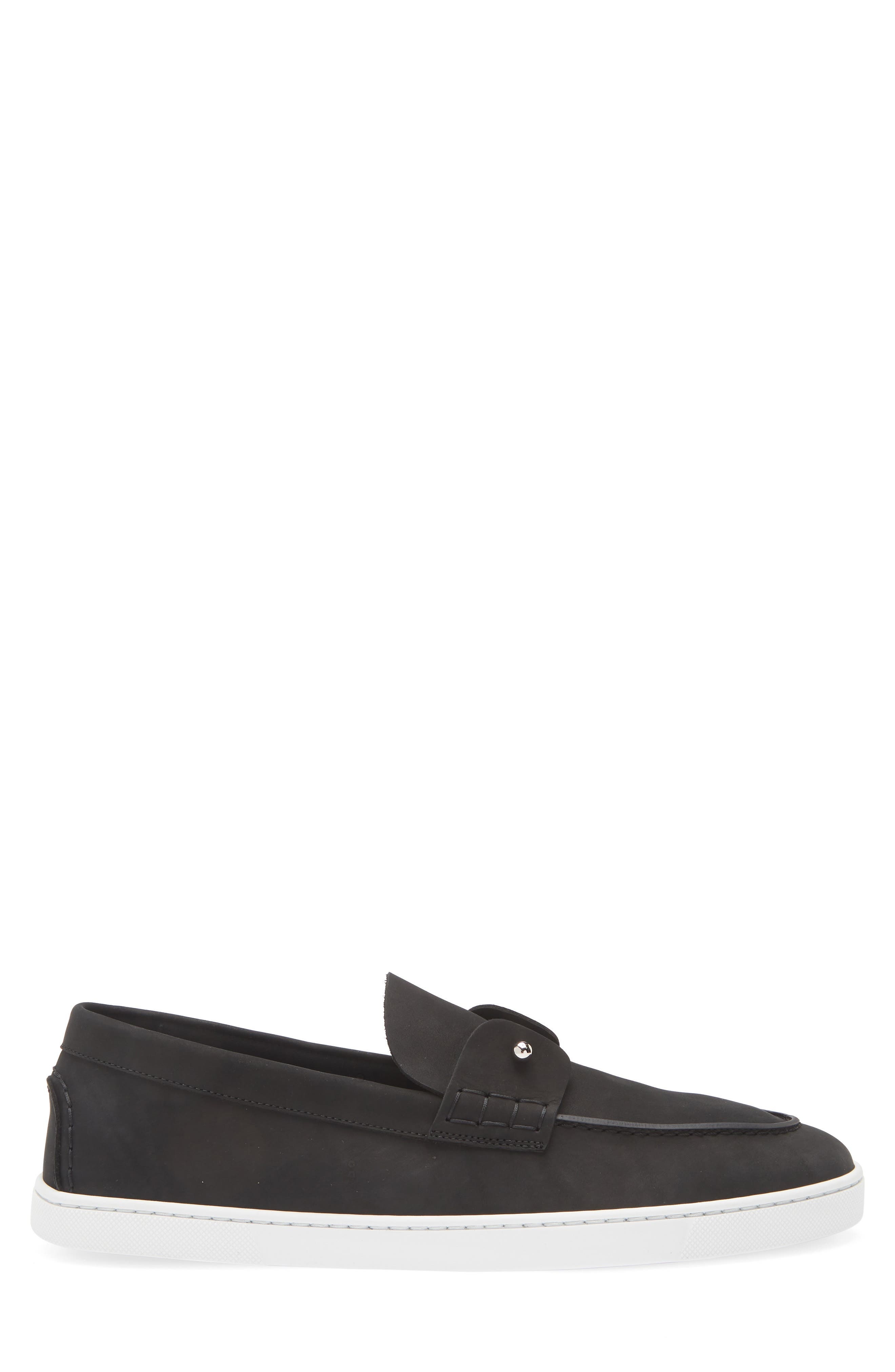 Christian Louboutin Chambeliboat Loafer in Black/Lin Black at Nordstrom - 3