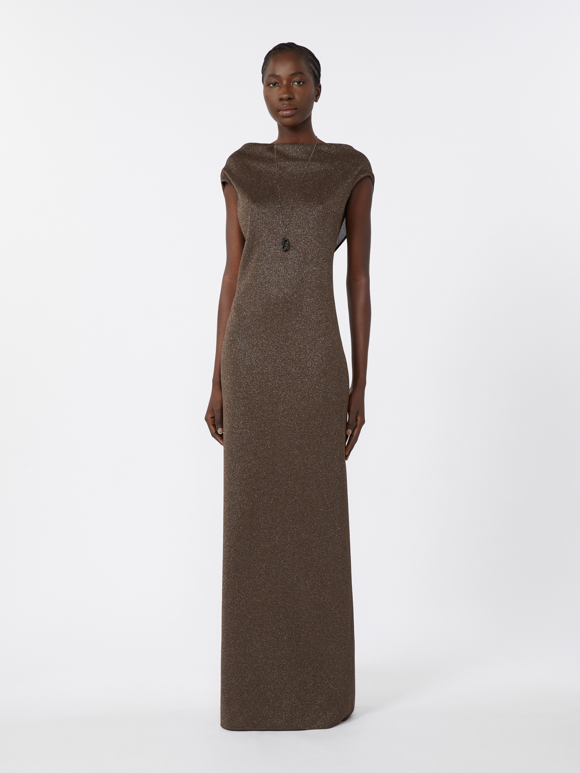 ESCHIMO Viscose and lurex yarn dress - 2