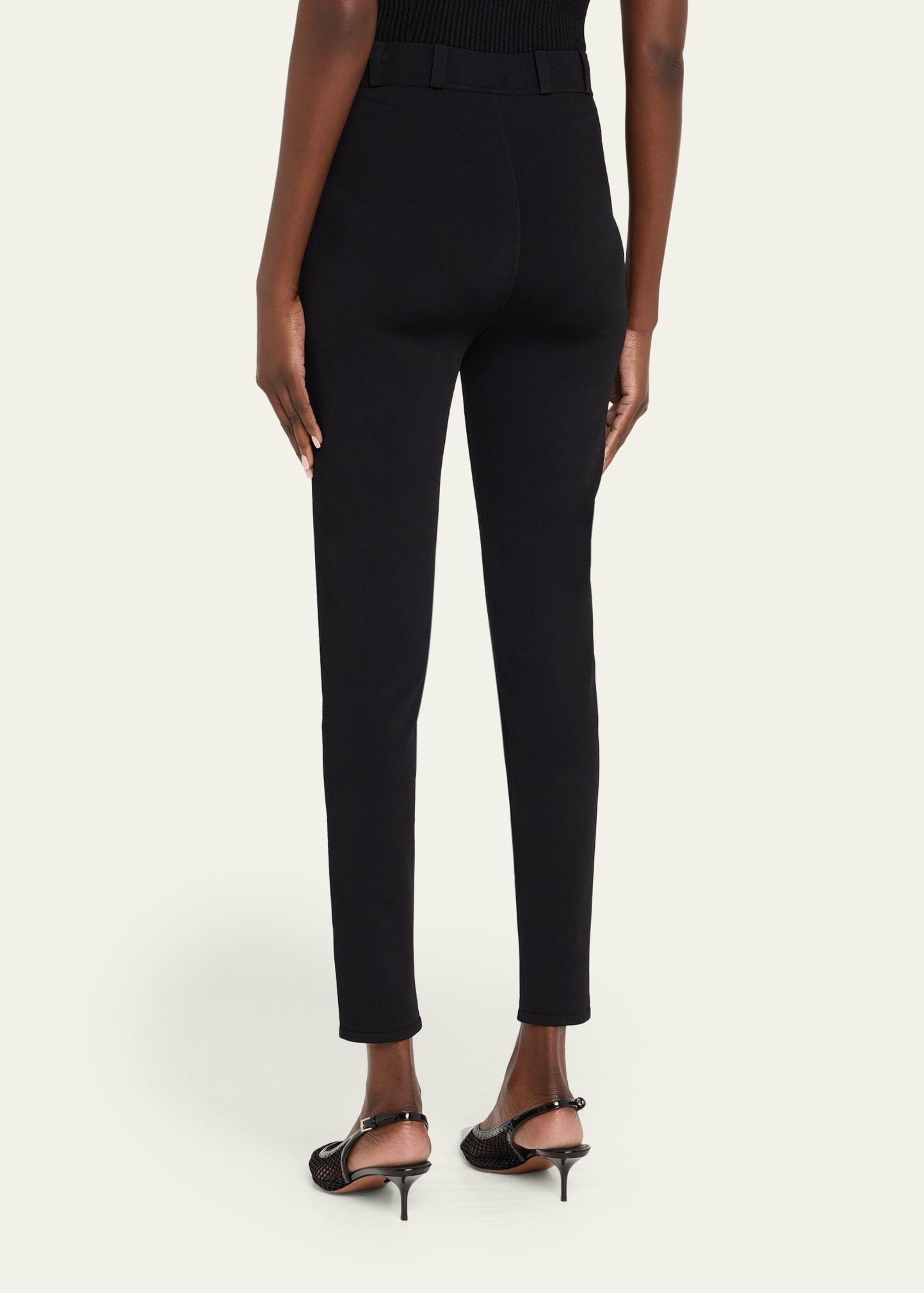 Belt-Loop Ankle Leggings - 3