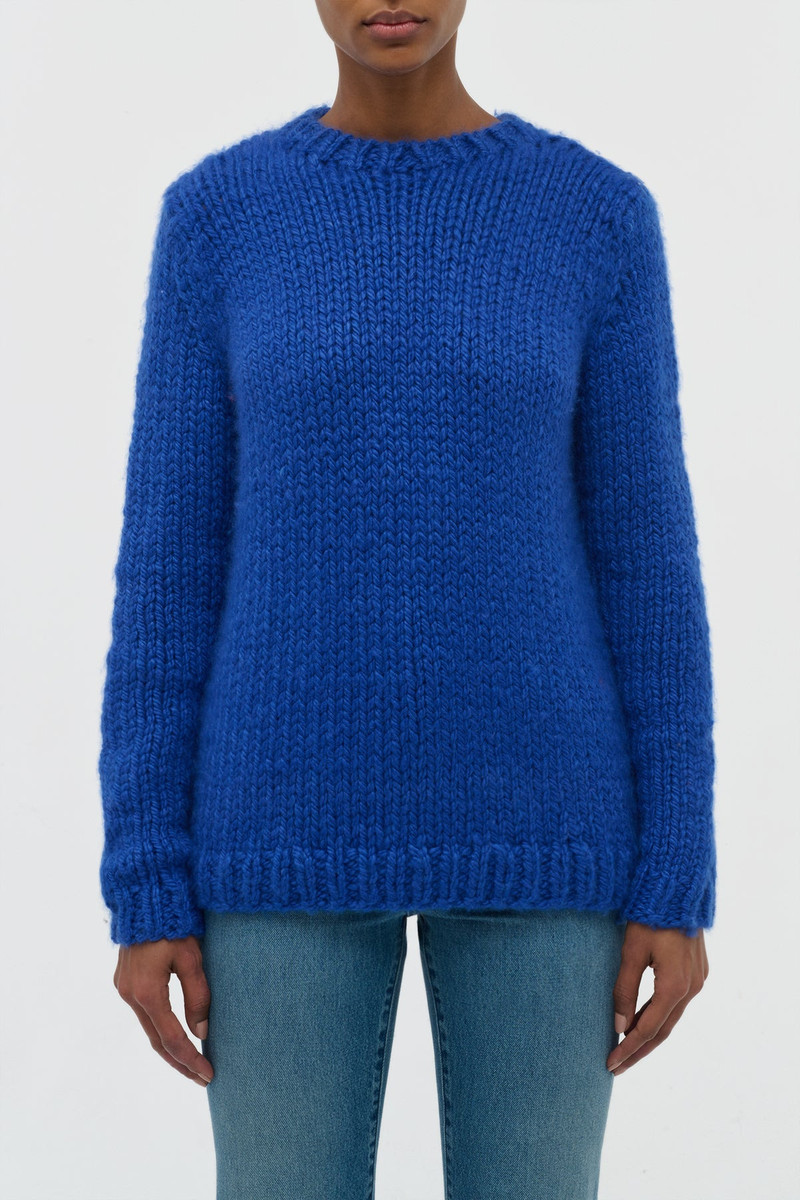 GABRIELA HEARST Poros Knit Sweater in Cobalt Cashmere outlook