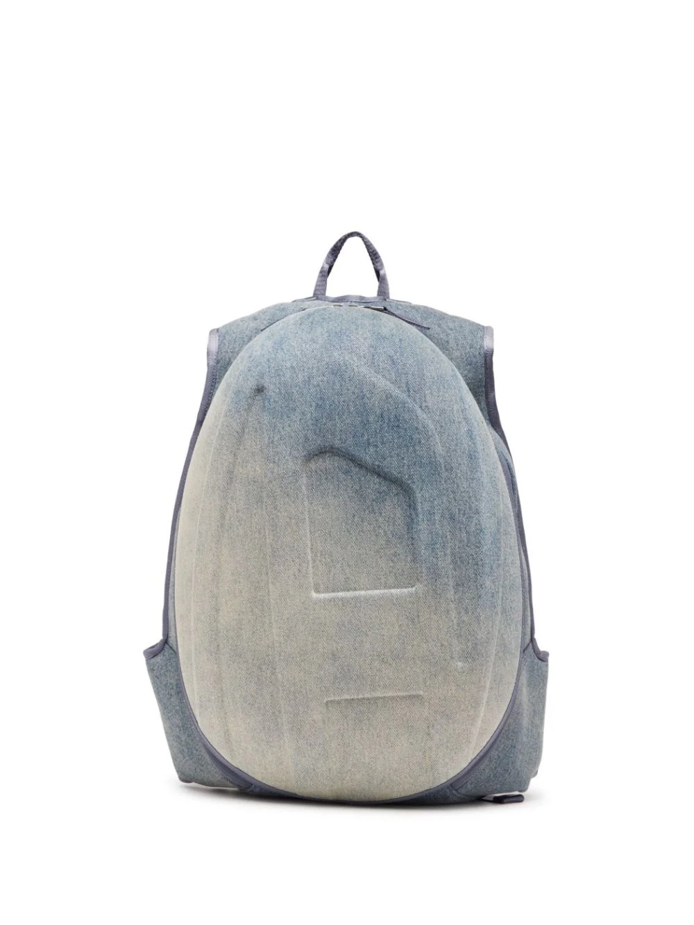 hard-shell denim backpack - 1
