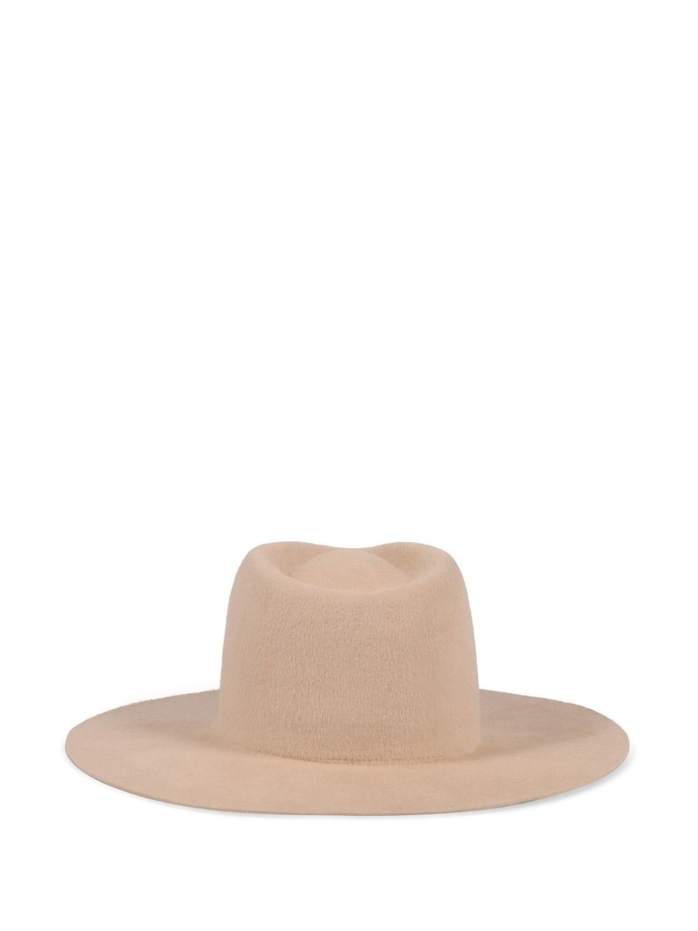 wide-brim felt fedora - 2