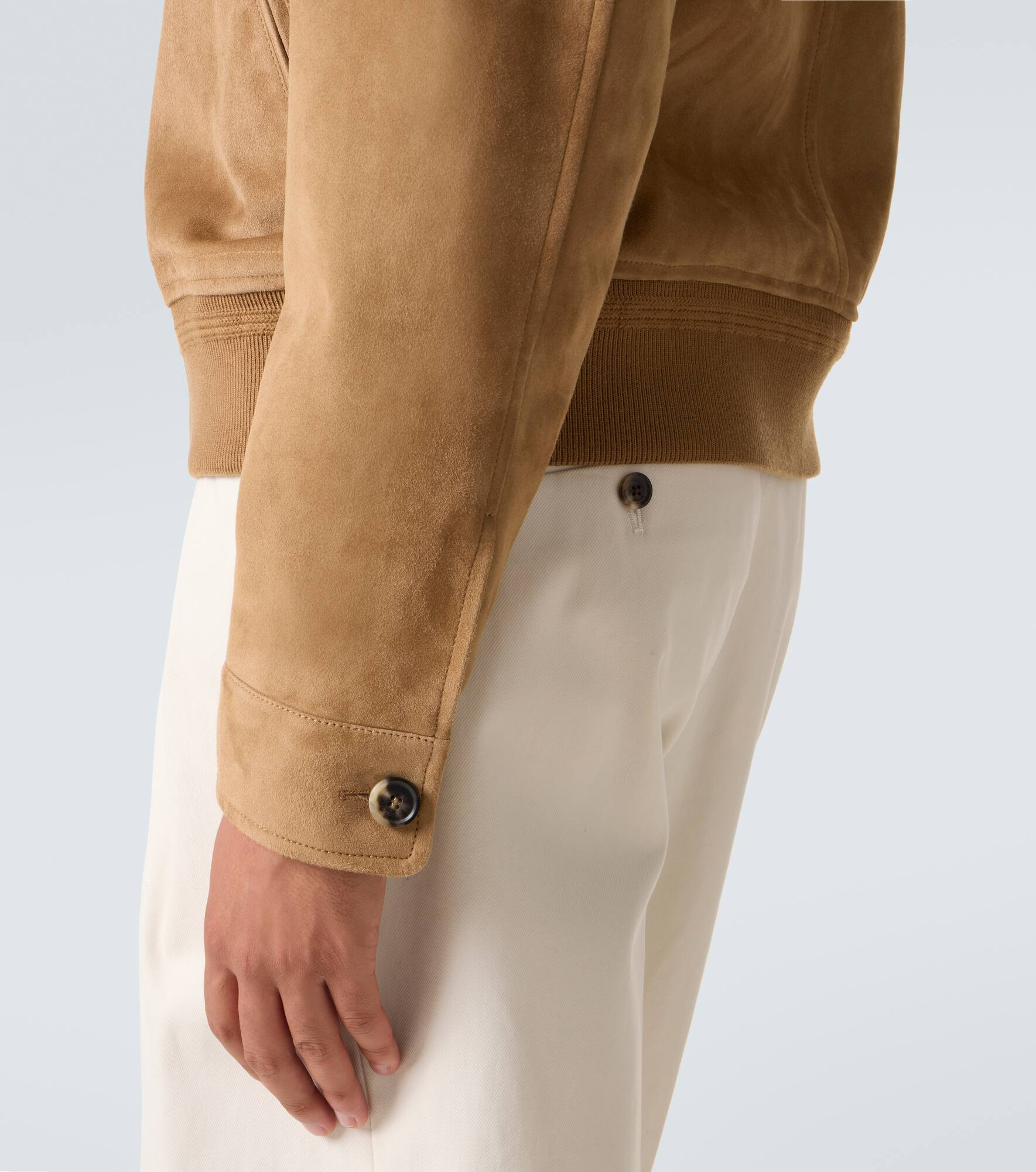 Novak suede bomber jacket - 6