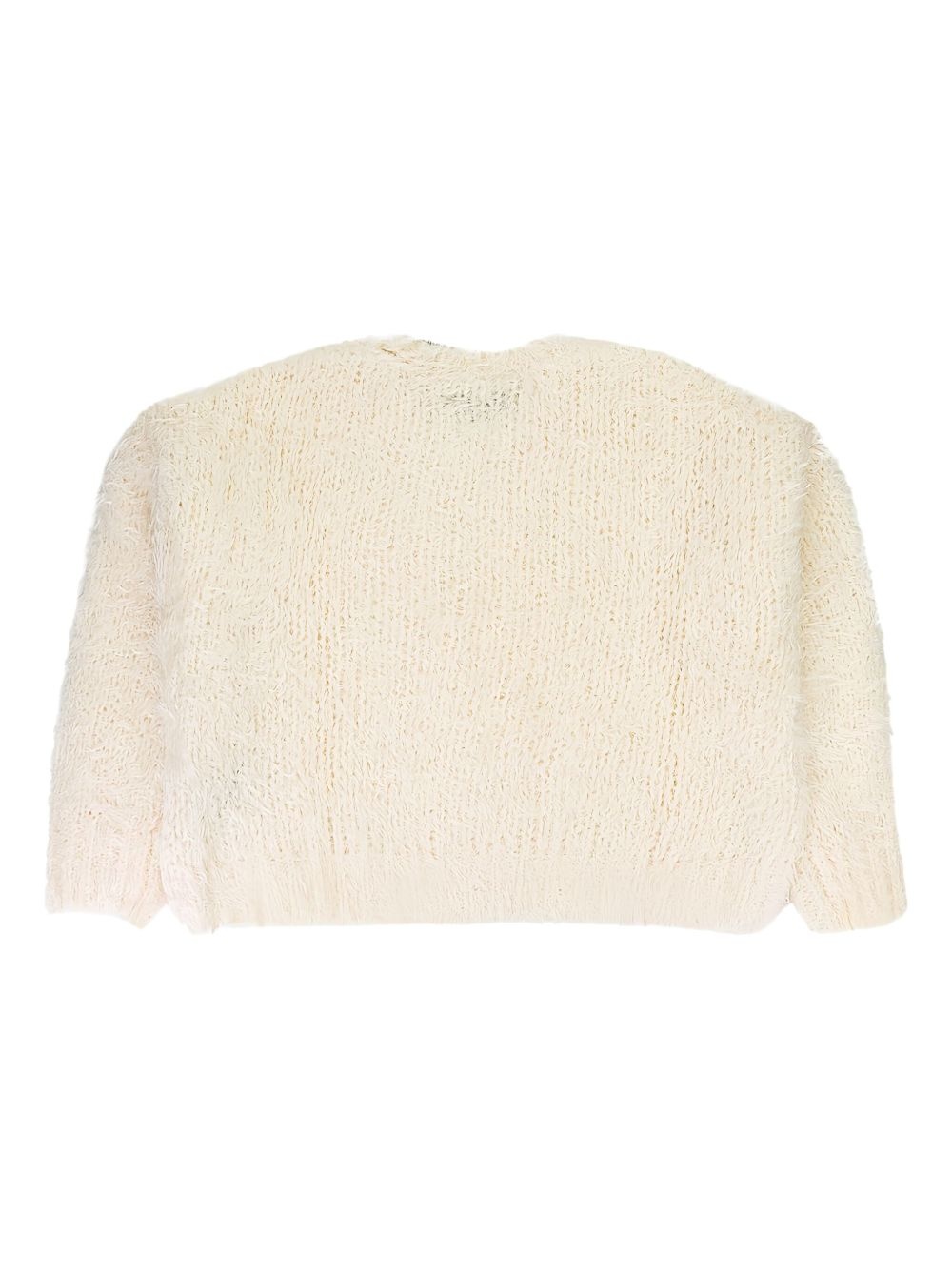 feather-effect sweater - 2