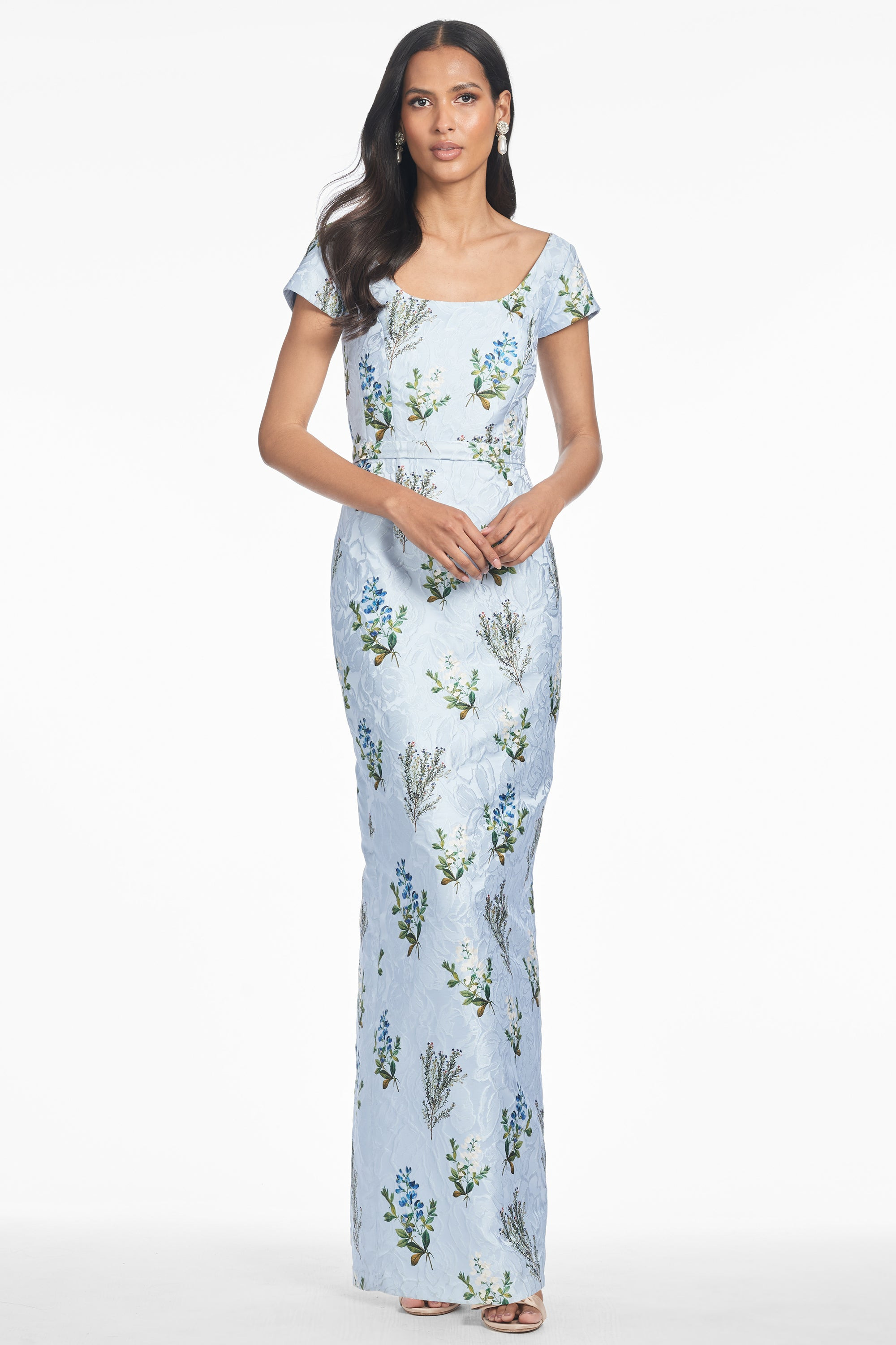 GRACE GOWN - CLOUD BLUE PANICLE - 2