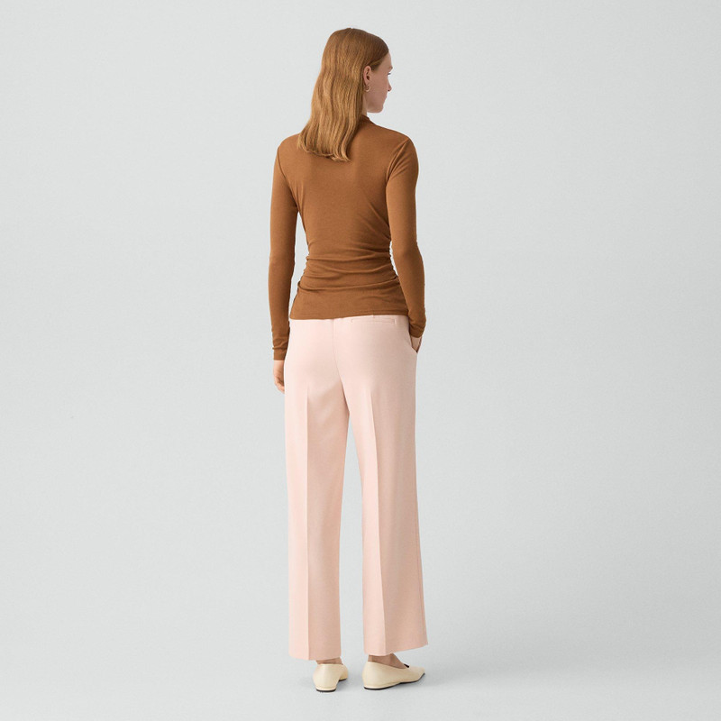 Theory Wide-Leg Pull-On Pant in Admiral Crepe outlook