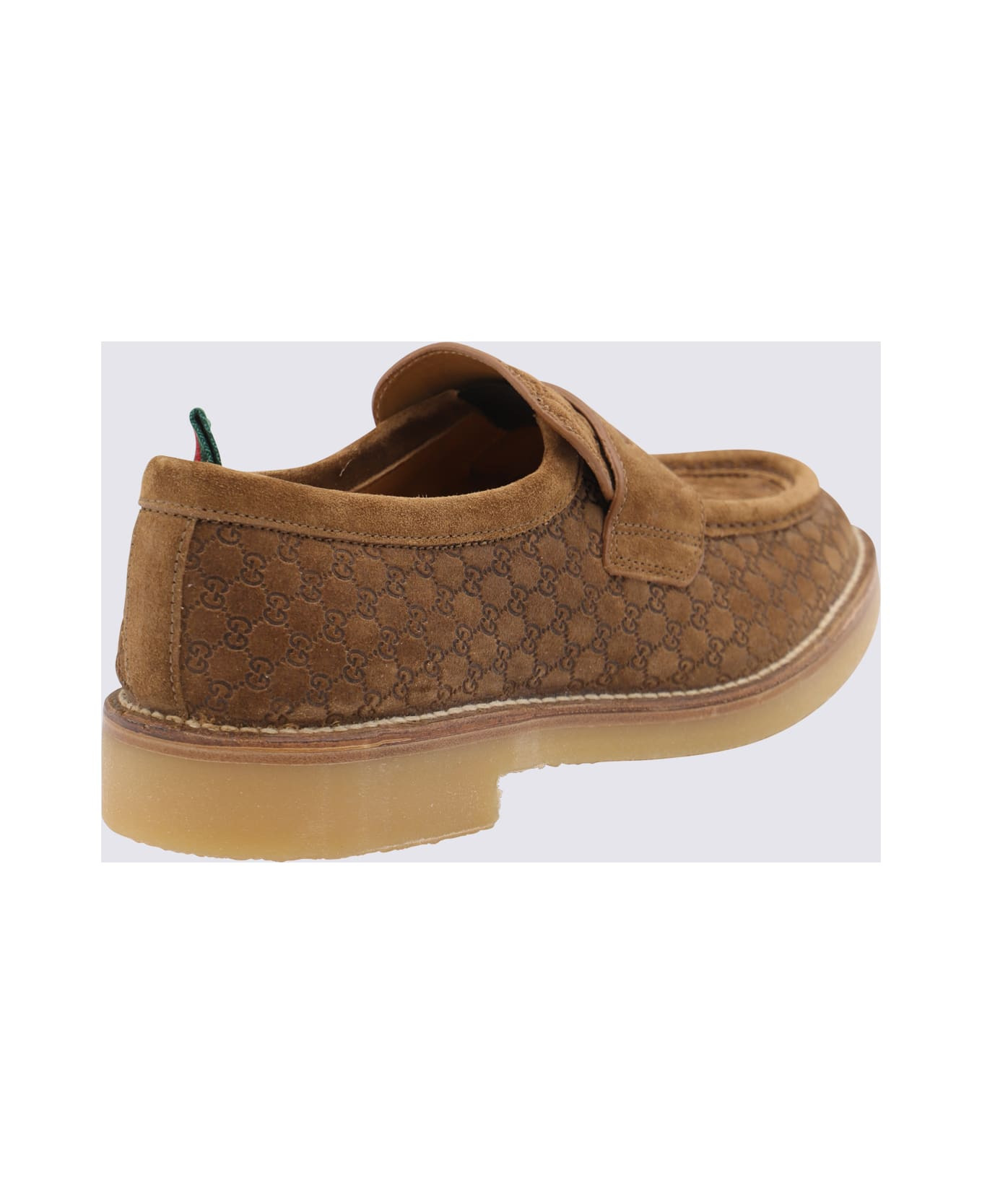 Beige Leather Loafers - 3
