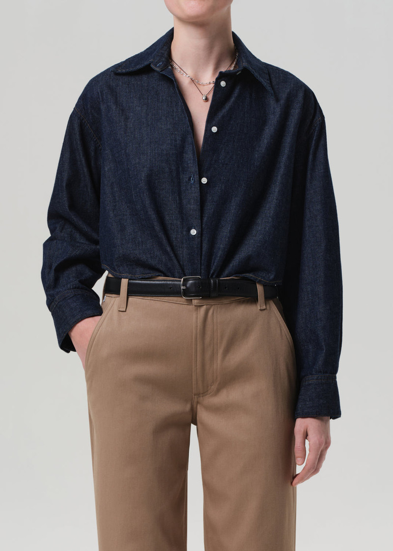 Citizens of Humanity Ana Cropped Shirt
In Piave outlook