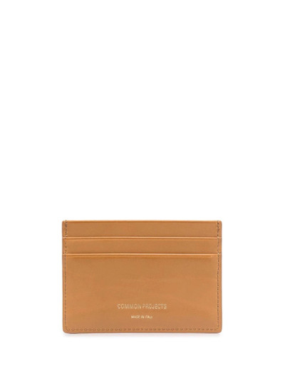 Common Projects logo-stamp cardholder outlook