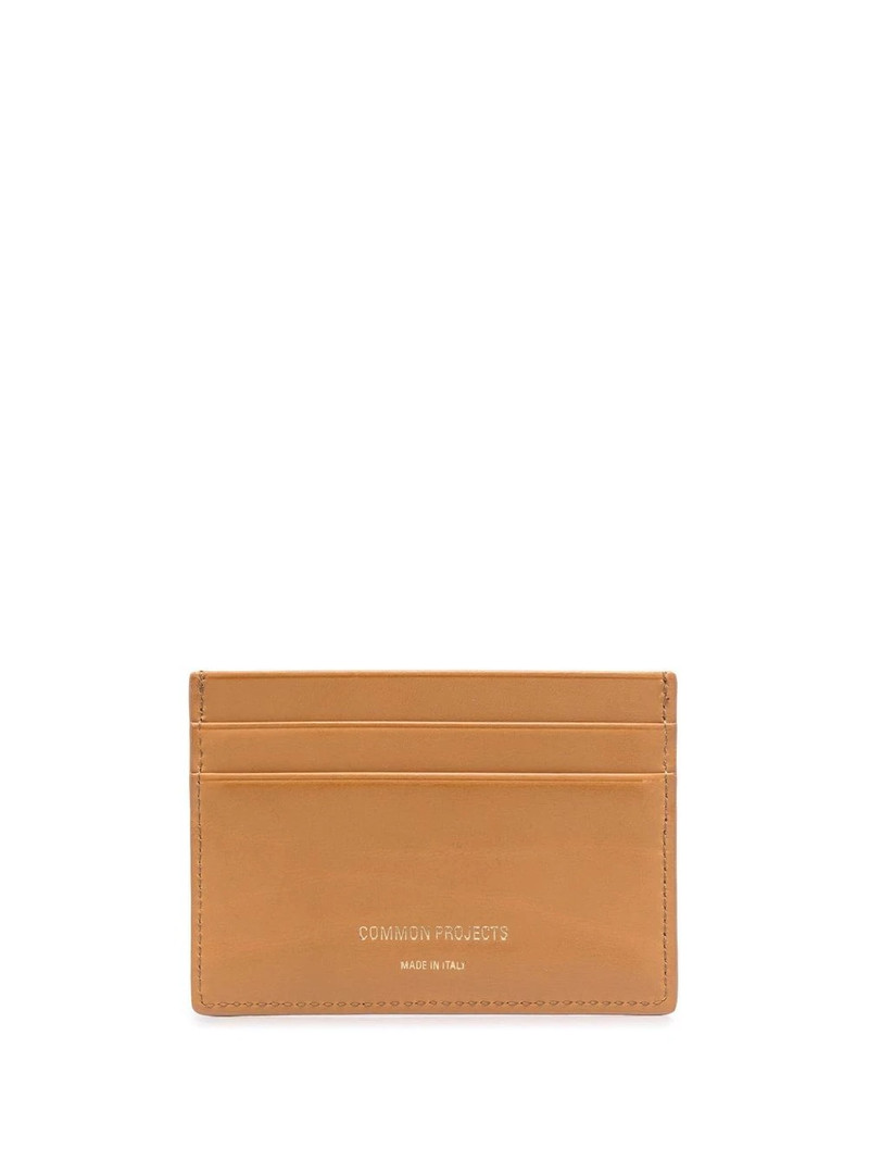 Common Projects logo-stamp cardholder outlook