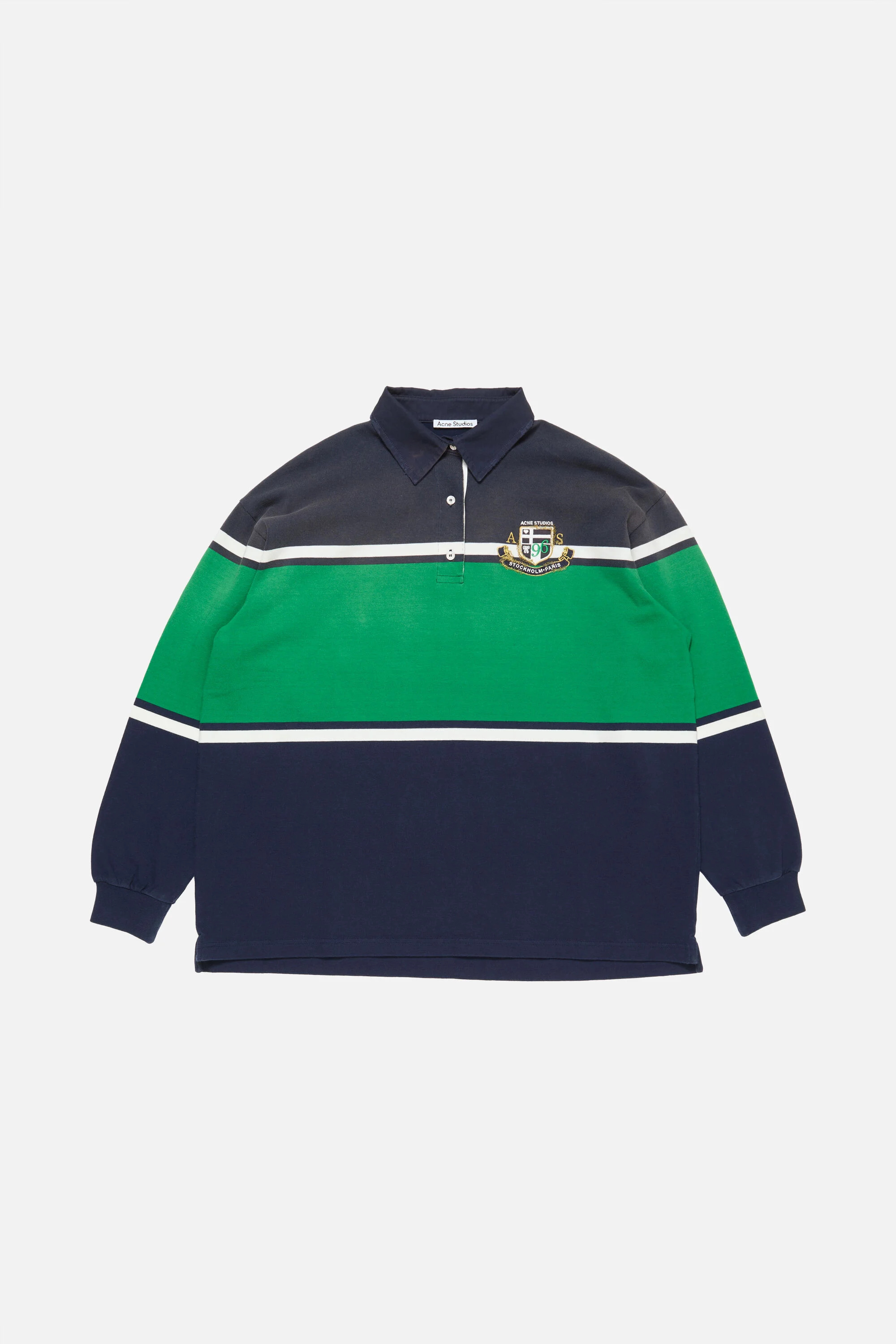 Polo sweater dress - Navy/green - 6
