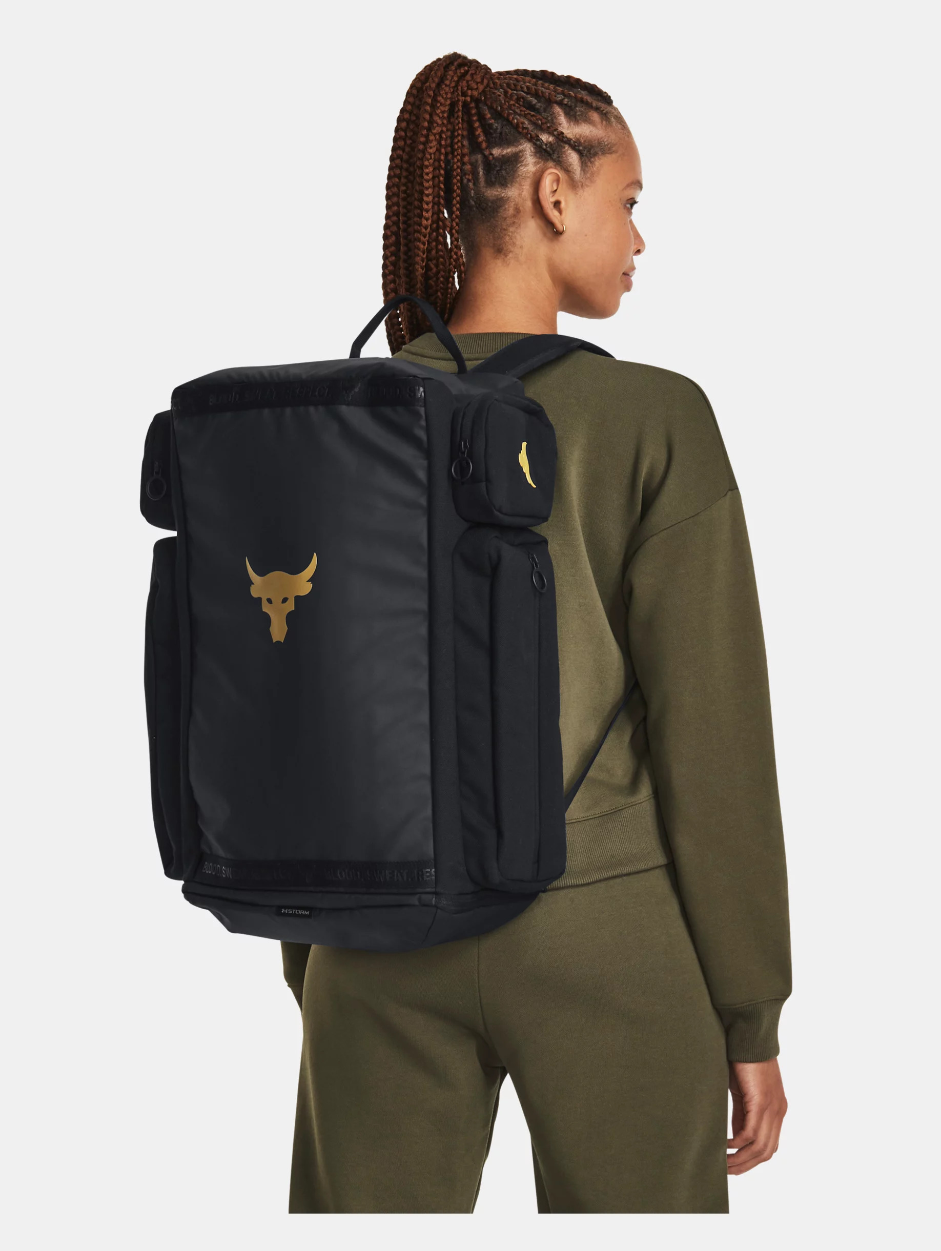 Men's Project Rock Duffle Backpack - 7