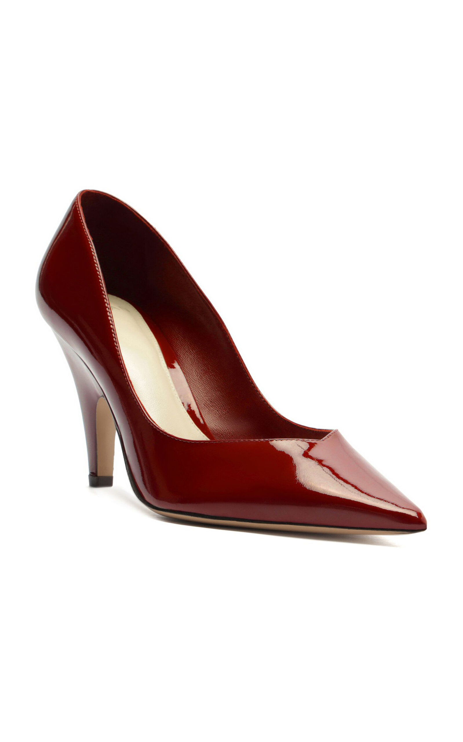 Frenchie Patent Leather Pumps red - 5