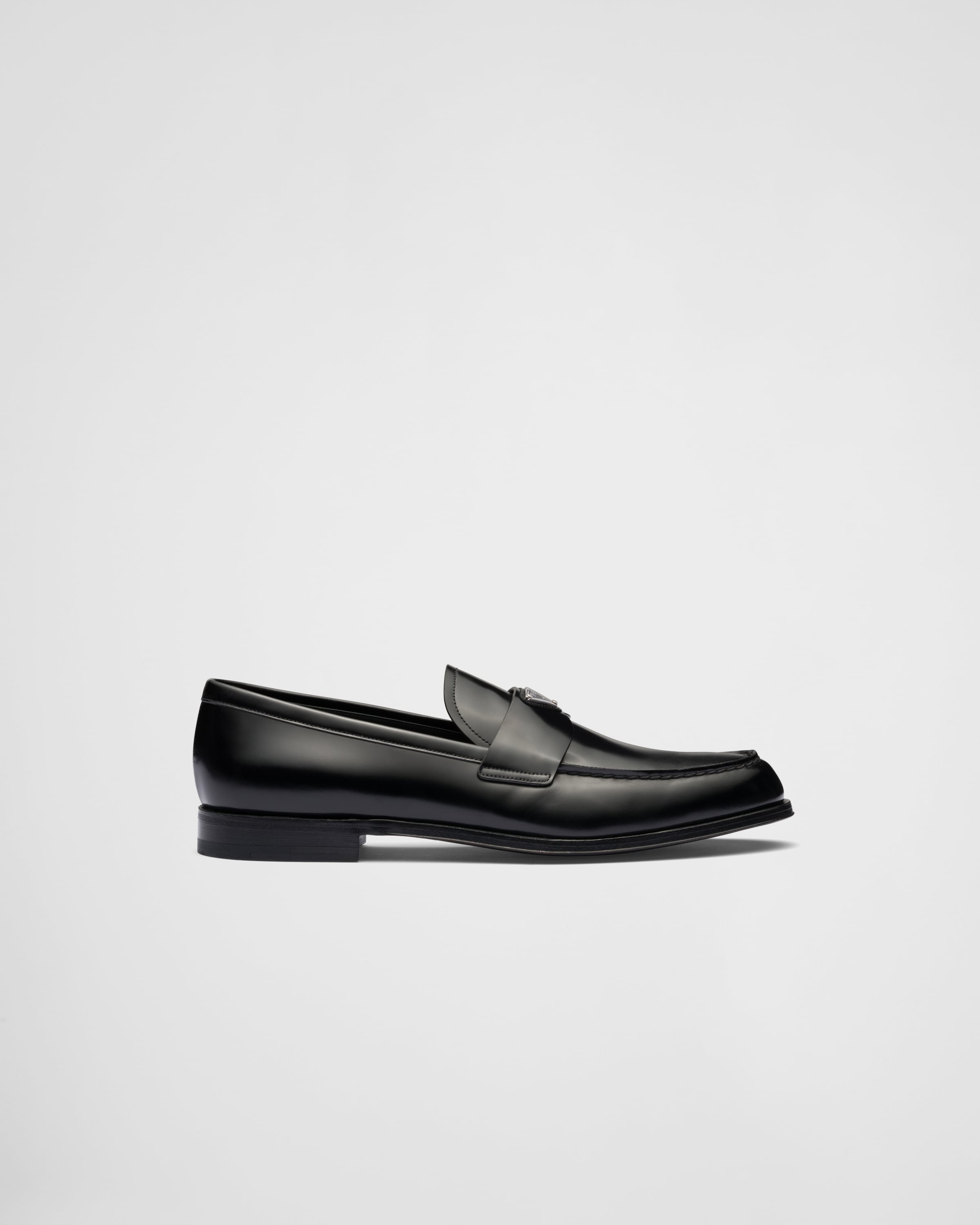 Brushed leather loafers - 2