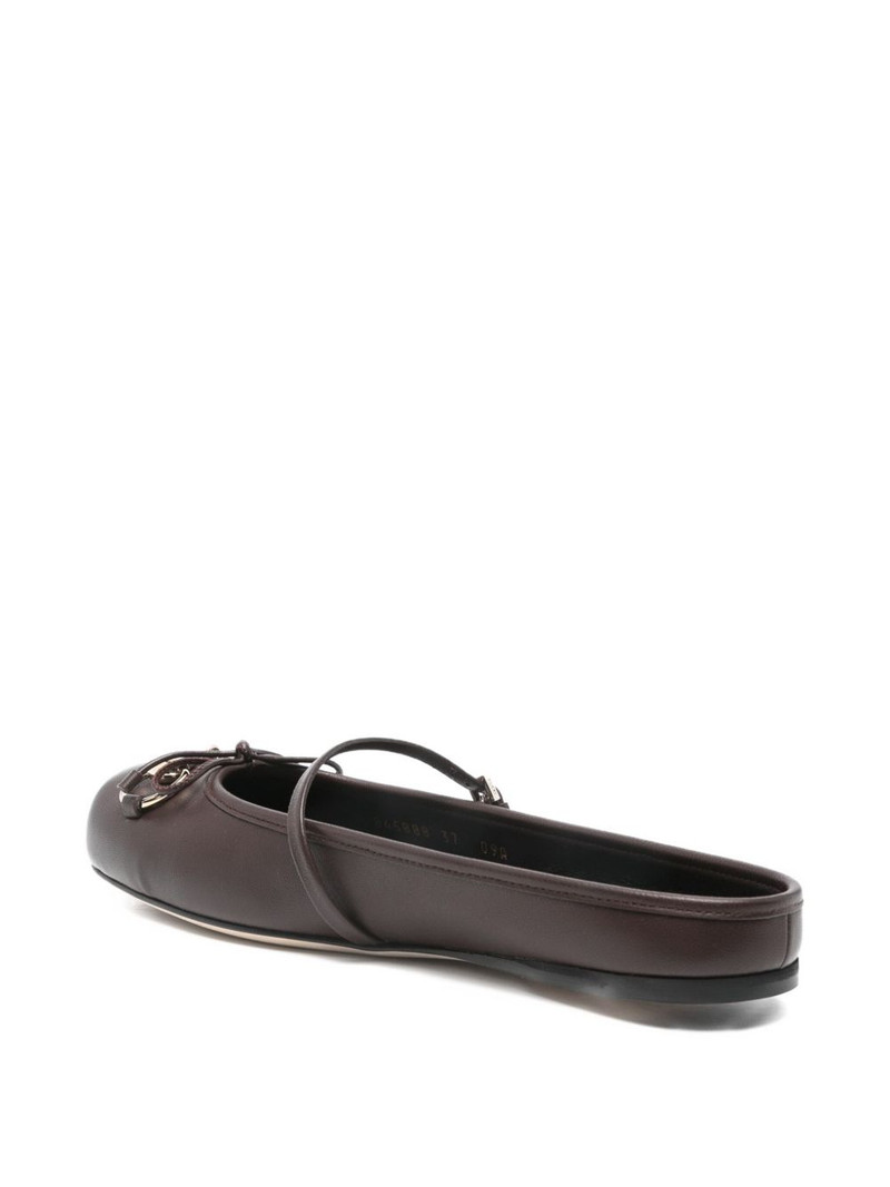 horsebit strap ballet flats 3