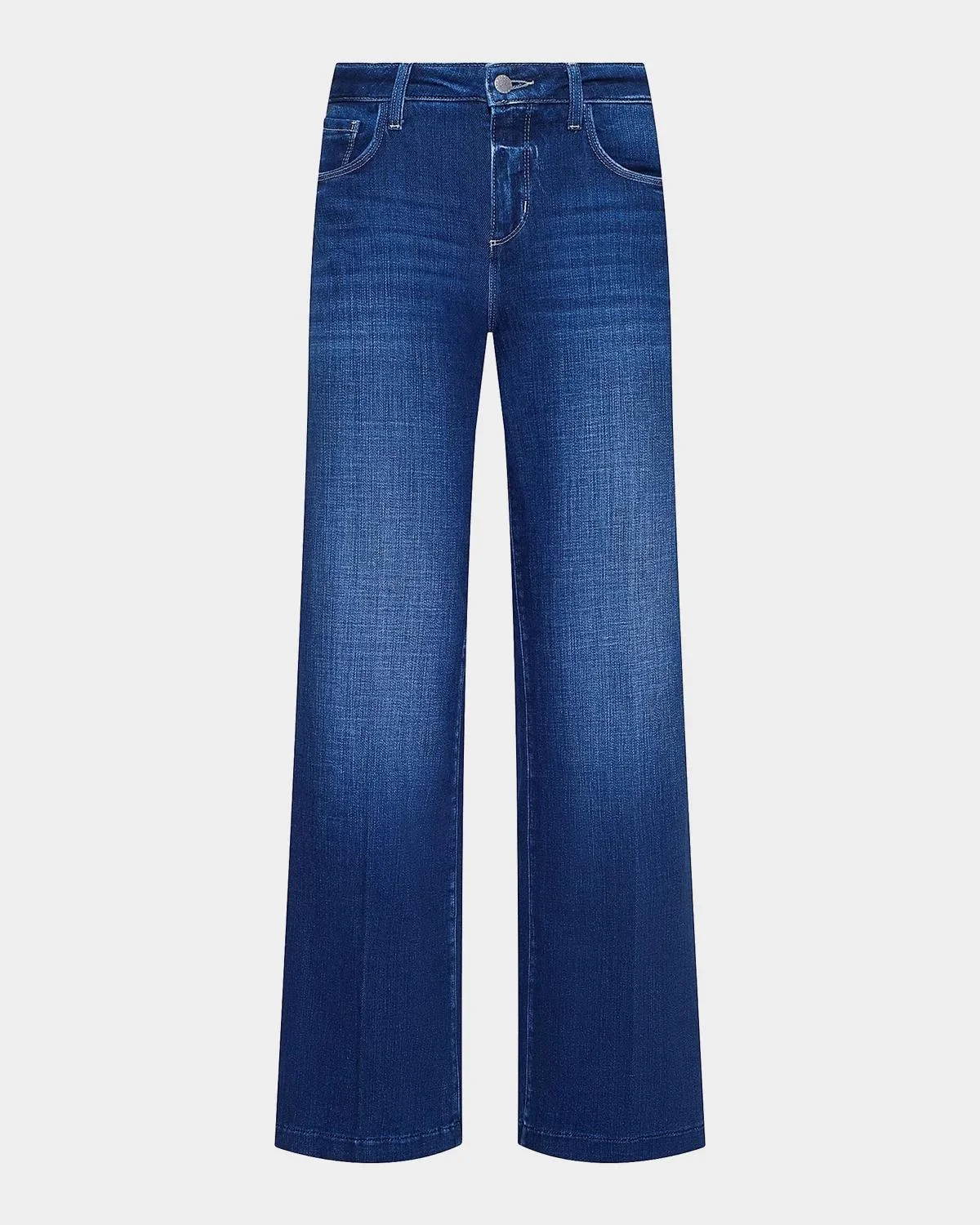 Scottie High-Rise Wide-Leg Jeans - 1