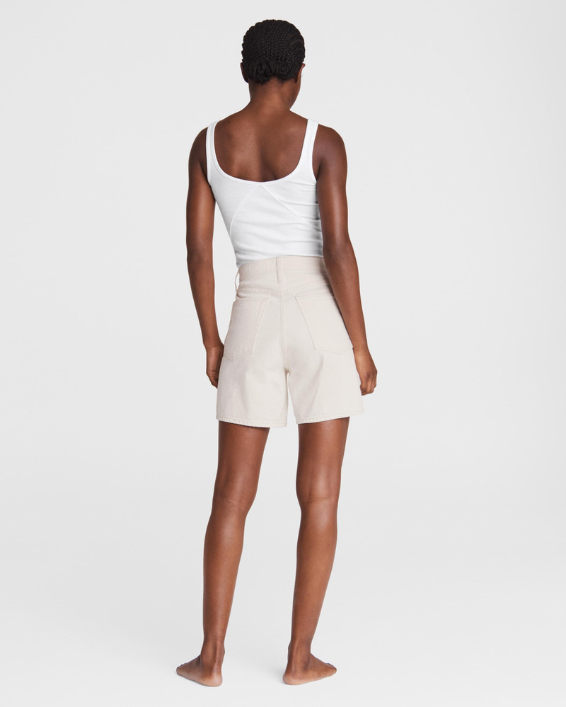 Maya High-Rise 6" Short - Ecru
Relaxed Fit Light Natural Jean Short 5