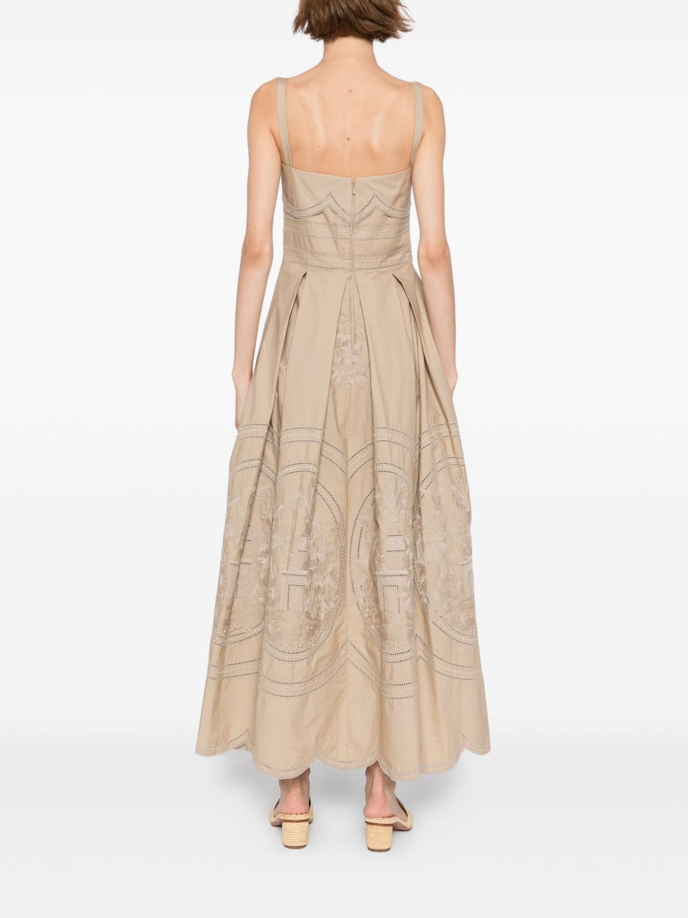 embroidered ong dress - 4