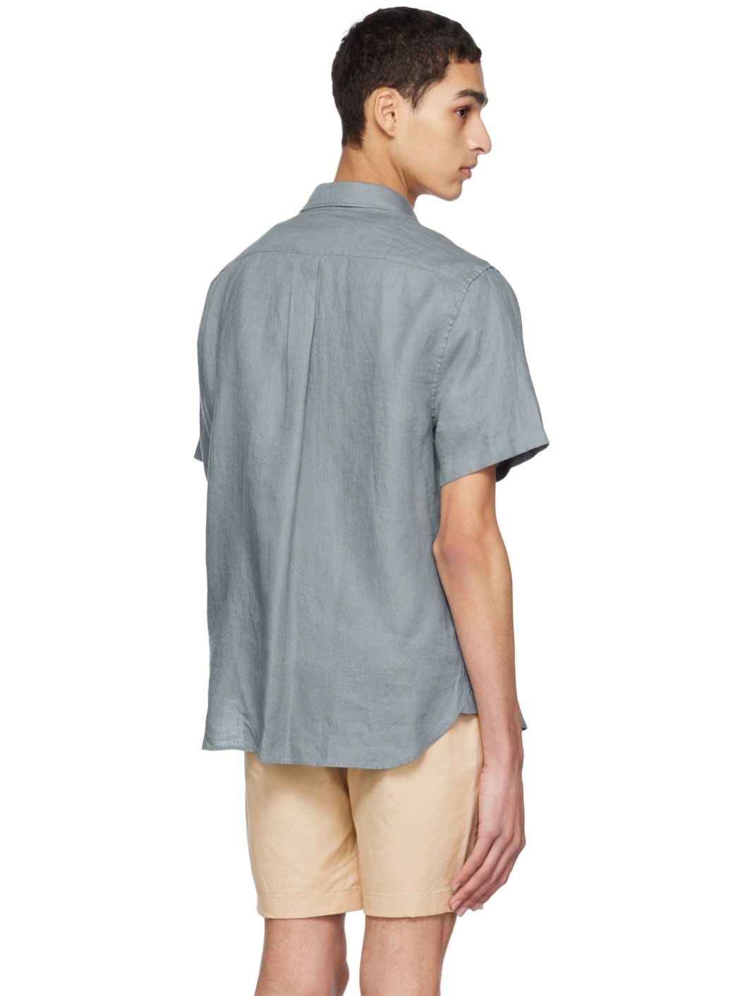 Blue Patch Pocket Shirt - 3