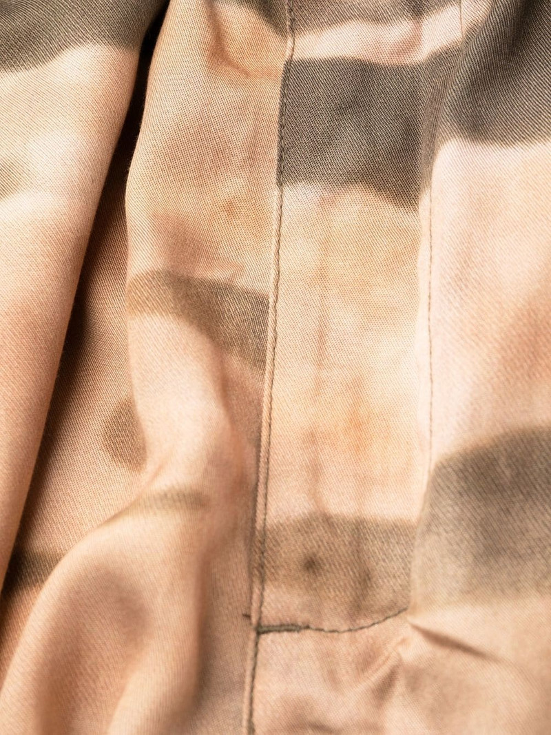 camouflage wide-leg trousers 7